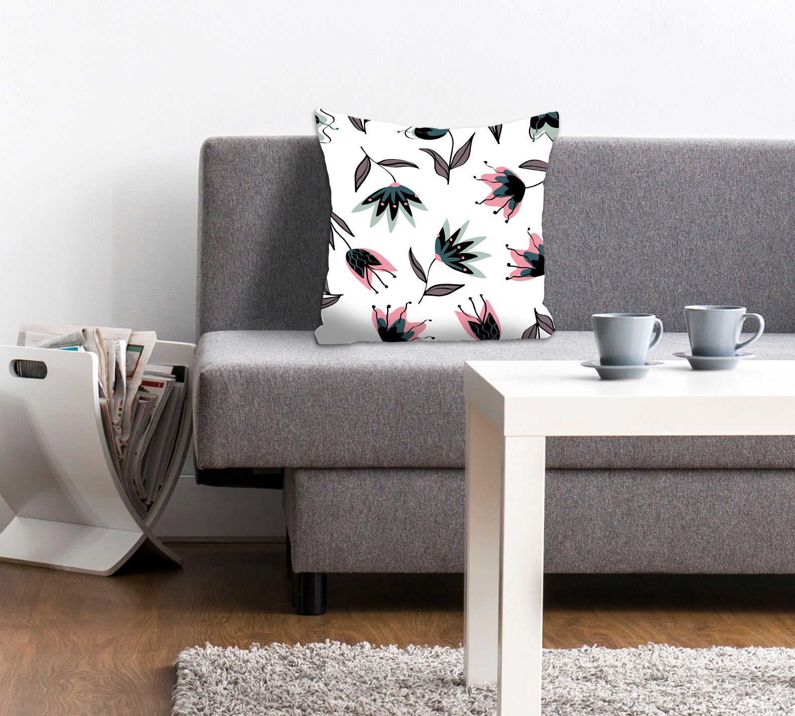 queence Dekokissen »Tomke«, mit hübschen Blumen günstig online kaufen