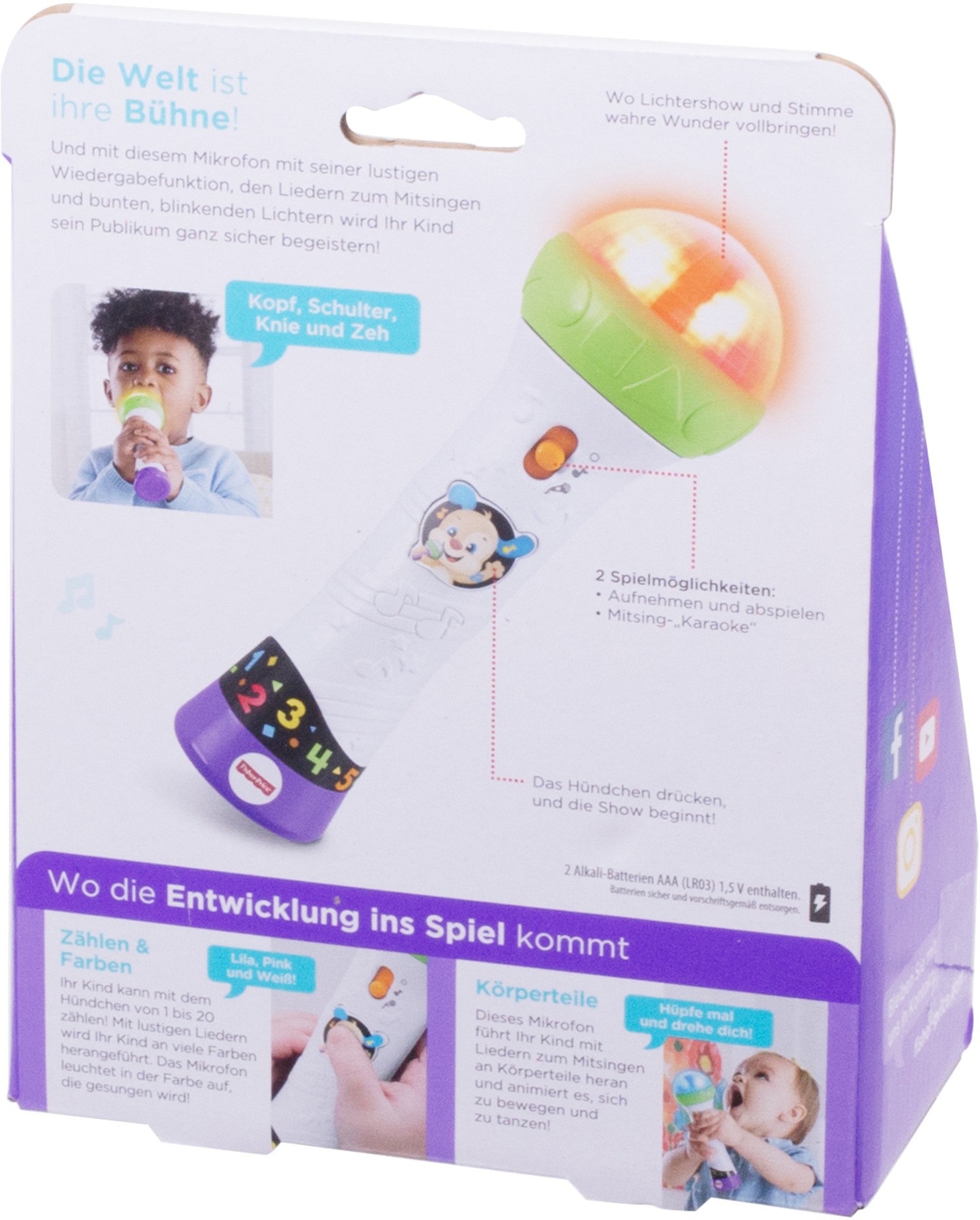 Fisher-Price® Lernspielzeug »Mikrofon«