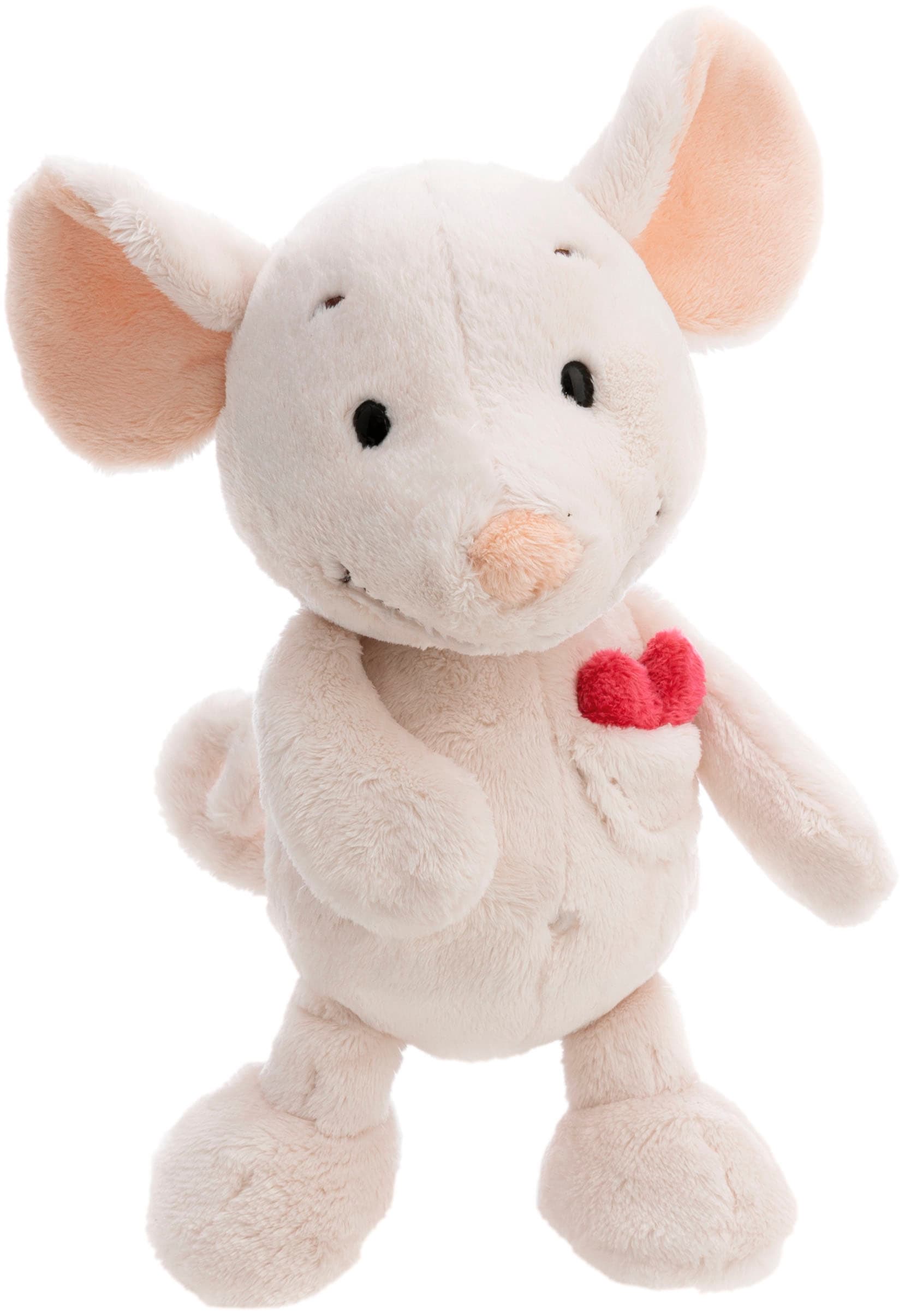 Nici Kuscheltier »Love, Maus Mira mit Herz 25cm«
