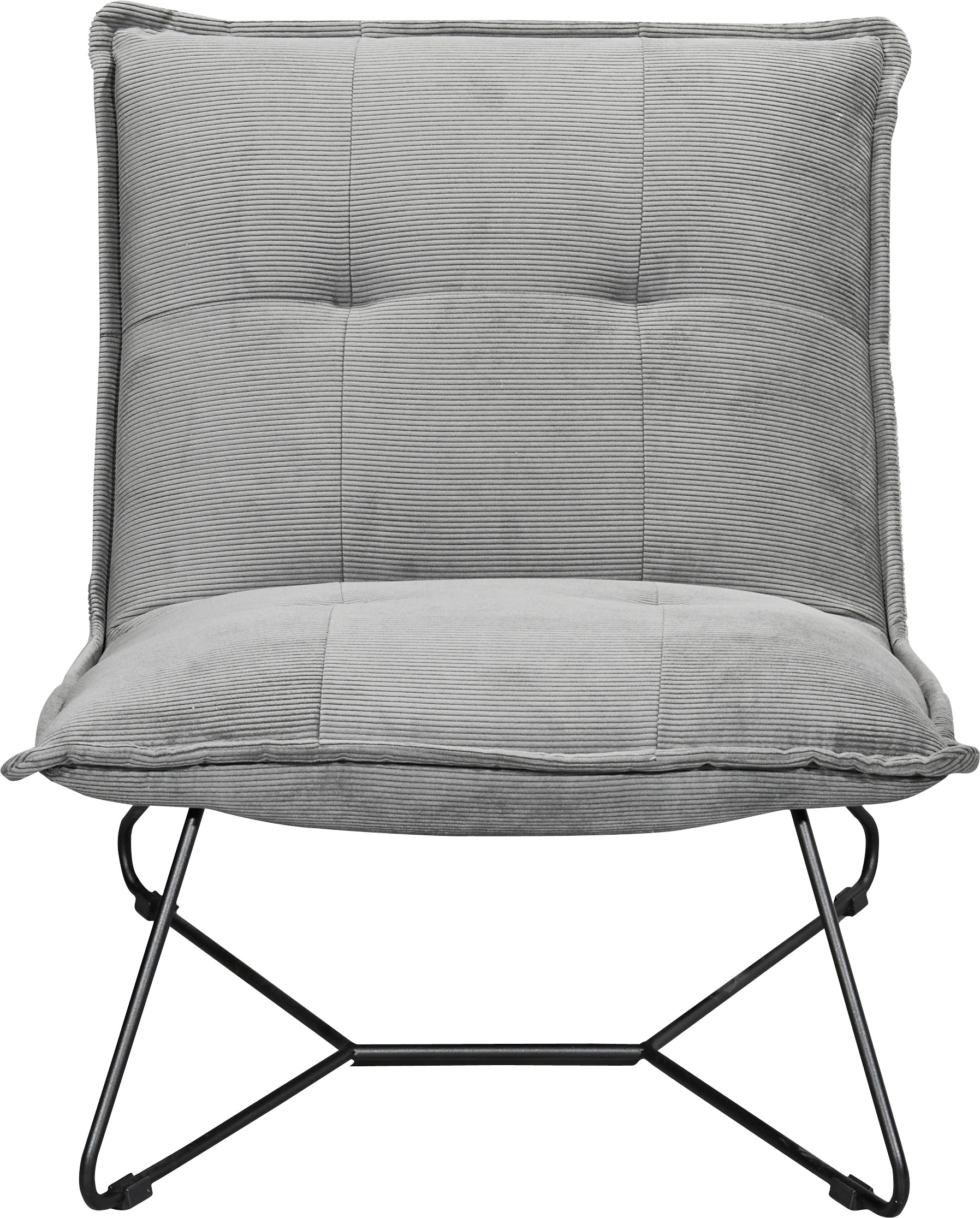 ED EXCITING DESIGN Sessel »Vico« mit Design-Gestell aus schwarzem Metall, i günstig online kaufen