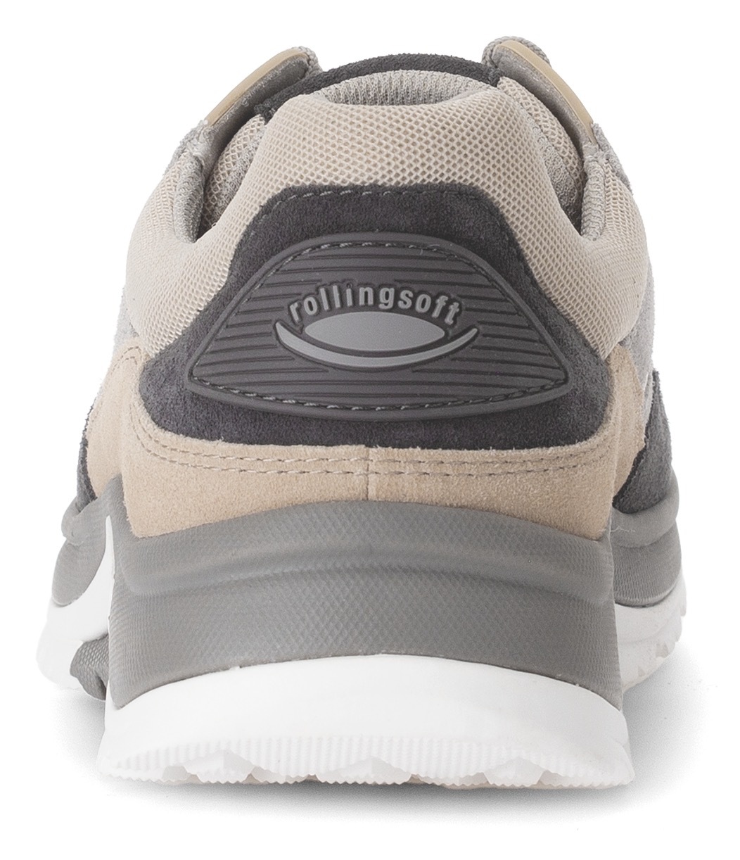 Gabor Rollingsoft Keilsneaker  , Freizeitschuh, Halbschuh, Schnürschuh mit Wechselfußbett, Weite G