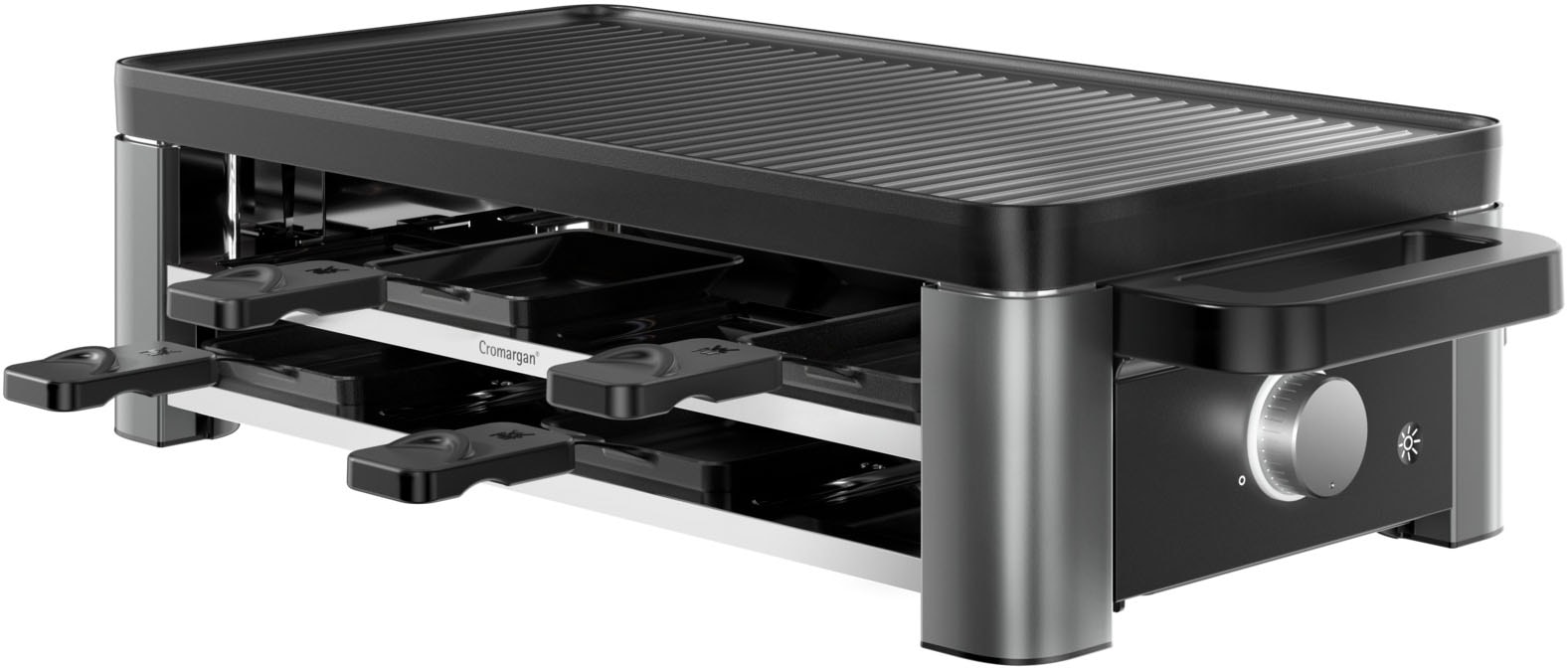 WMF Raclette »Master«, 8 St. Raclettepfännchen, 1500 W, indirekte LED-Beleuchtung, Keramikbeschichtung, 8 Pfännchen, 1500 W