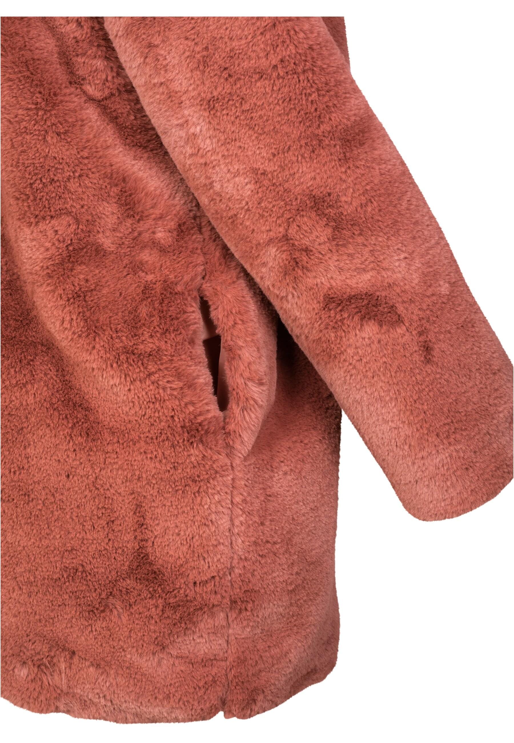 URBAN CLASSICS Parka »Urban Classics Damen Ladies Hooded Teddy Coat« 1 Stk. tlg. ohne Kapuze