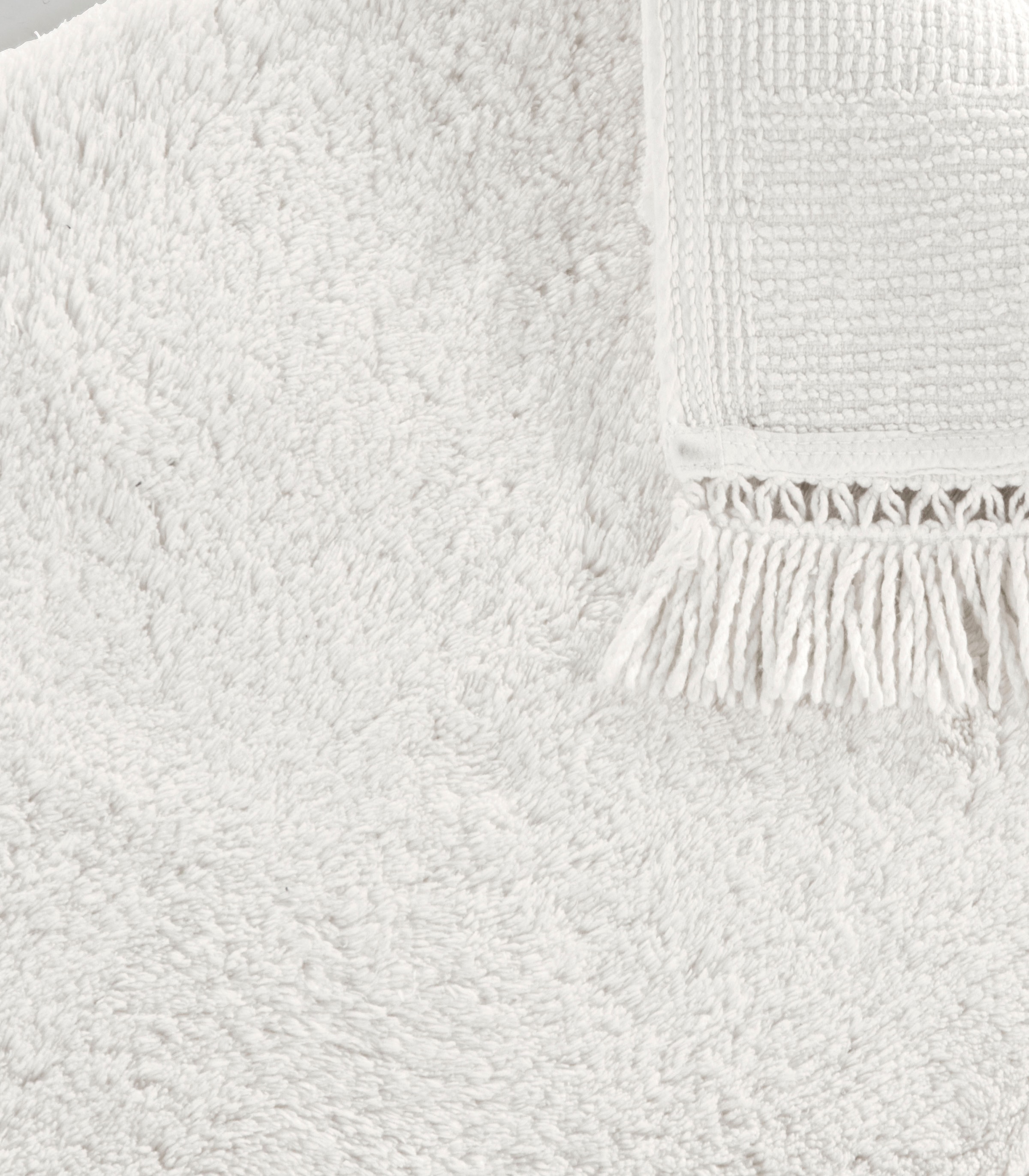 LeGer Home by Lena Gercke Badematte »Tamsin, Badvorleger, Badezimmer Teppich« Höhe 20 mm fußbodenheizungsgeeignet | strapazierfähig mit Fransen, Badteppich, Badematte, Baumwolle