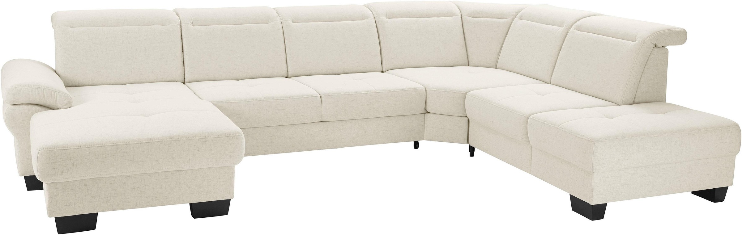 Home affaire Wohnlandschaft »Cornwall U-Form« inkl. Sitztiefenverstellung, günstig online kaufen