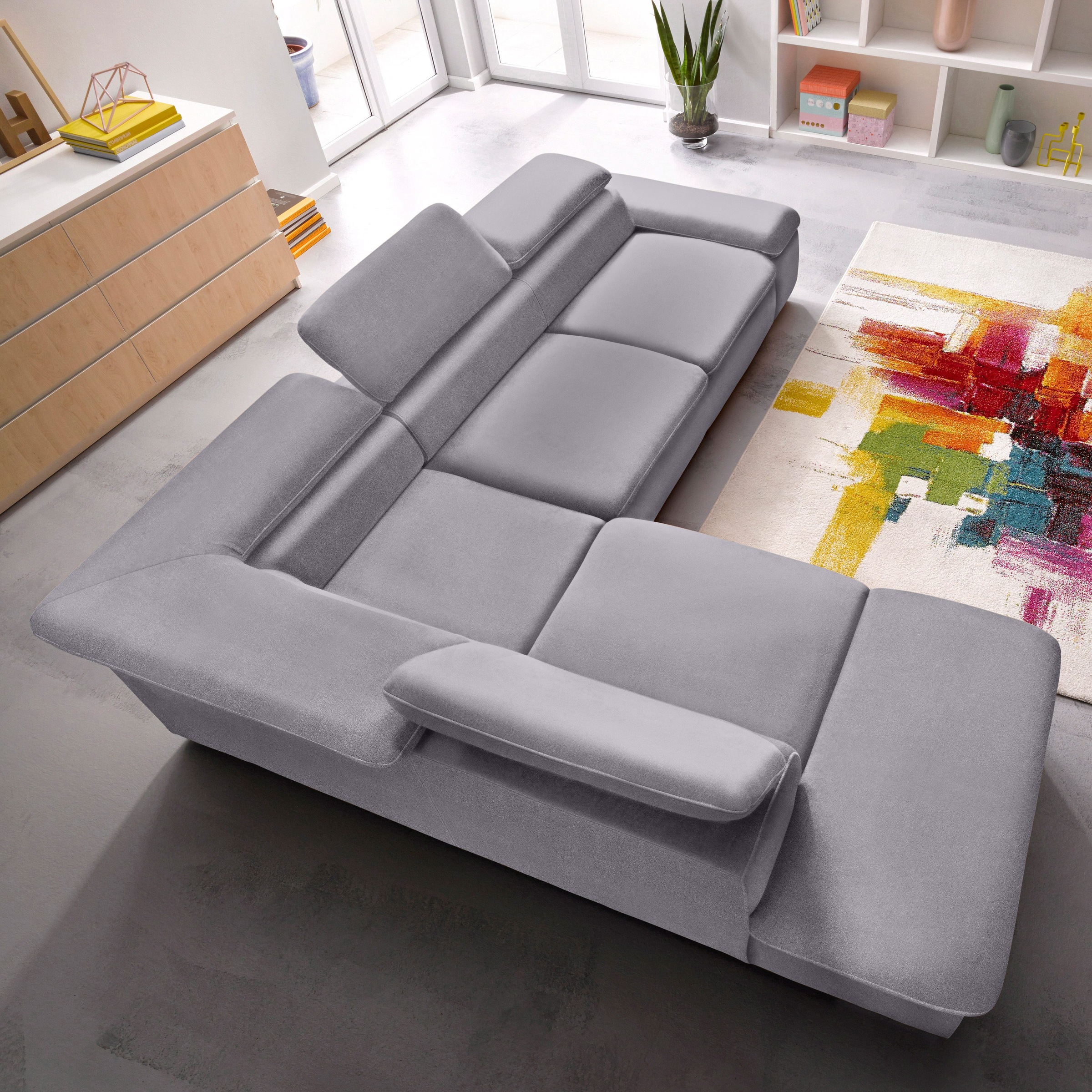 sit&more Ecksofa »Alcatraz L-Form«, wahlweise mit Bettfunktion günstig online kaufen