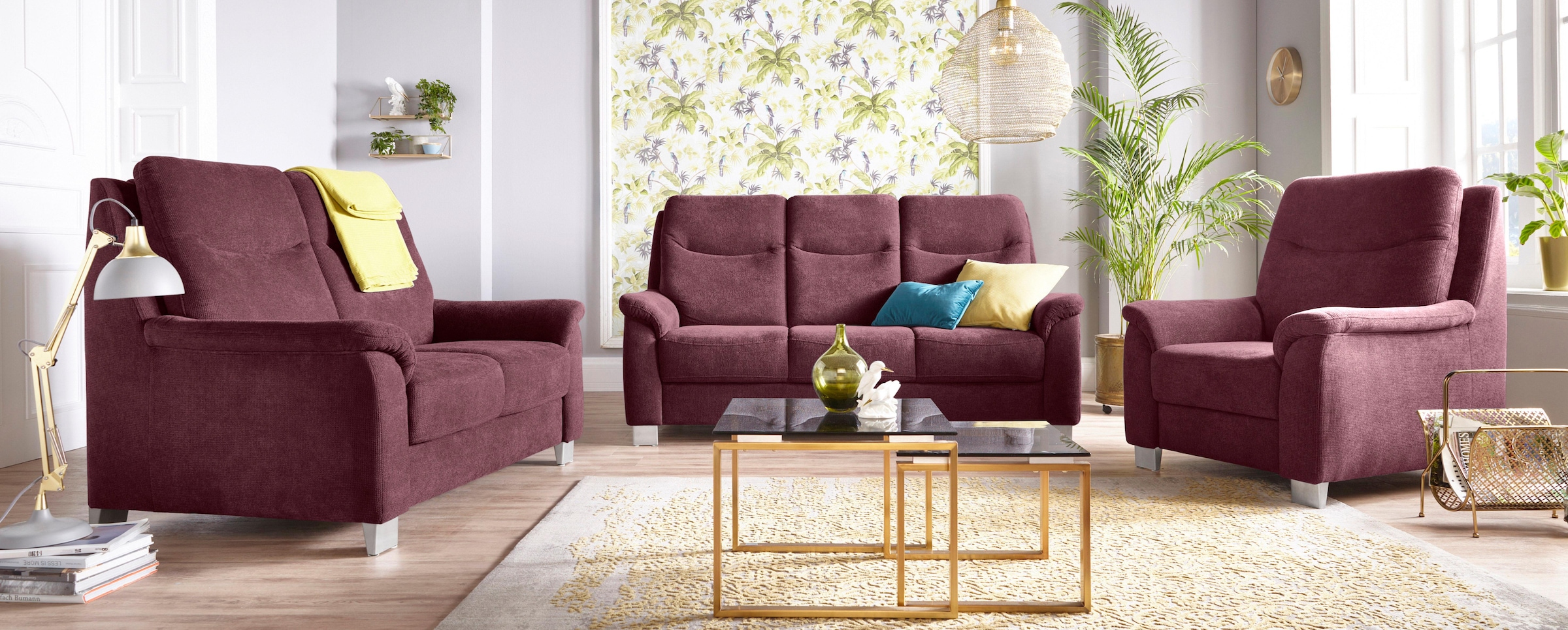 sit&more Sessel »Boccaccio«, inklusive Federkern und Kopfteilverstellung