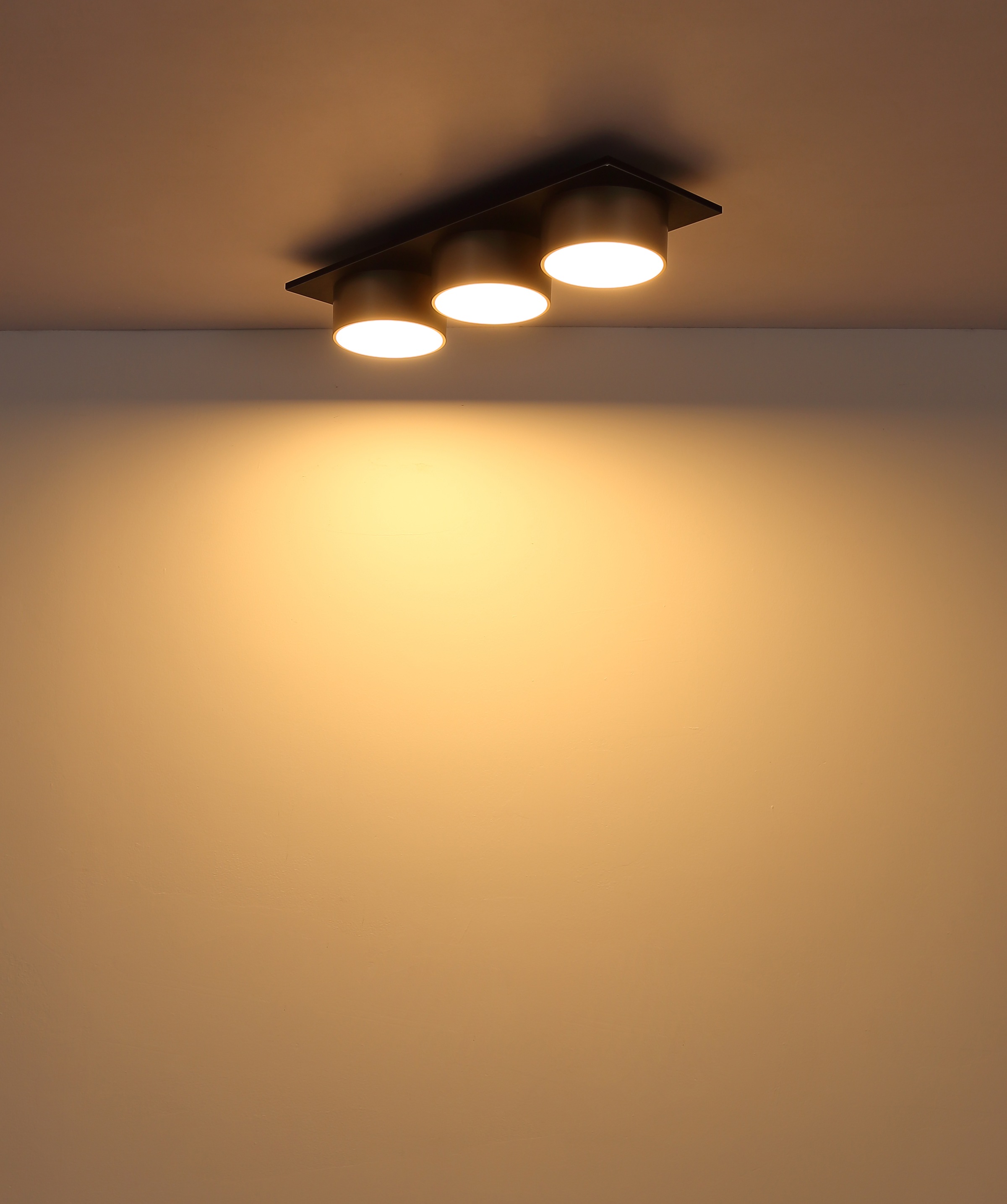 GLOBO LIGHTING Deckenleuchte »RAYMOND« LED-Modul 1 Stk. Warmweiß Deckenlampe Wohnzimmer-Leuchte Schlafzimmer-Leuchte Flur Küche