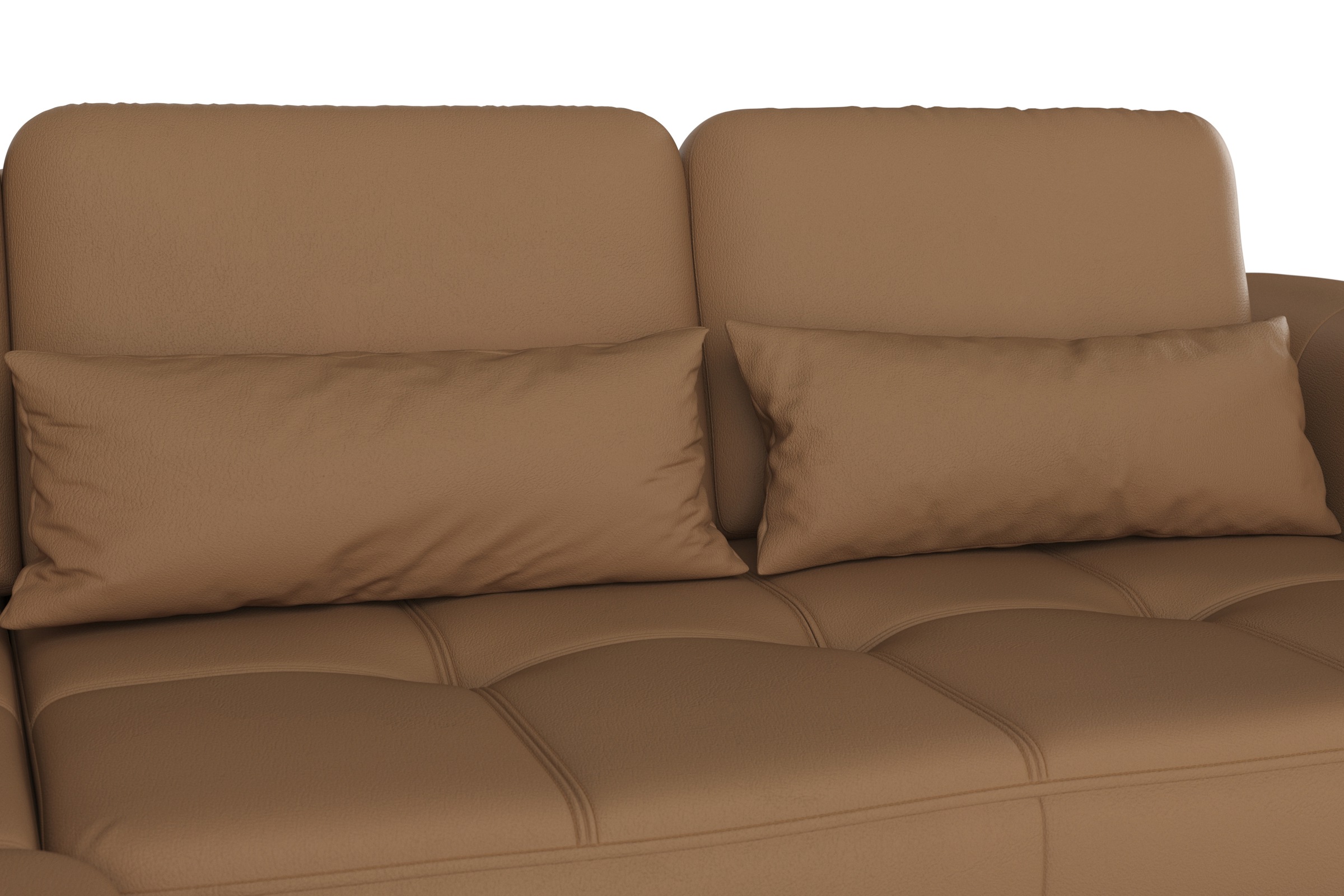 sit&more Ecksofa »Bendigo L-Form«, inklusive Sitztiefenverstellung, Bodenfreiheit 12 cm, in 2 Fußfarben