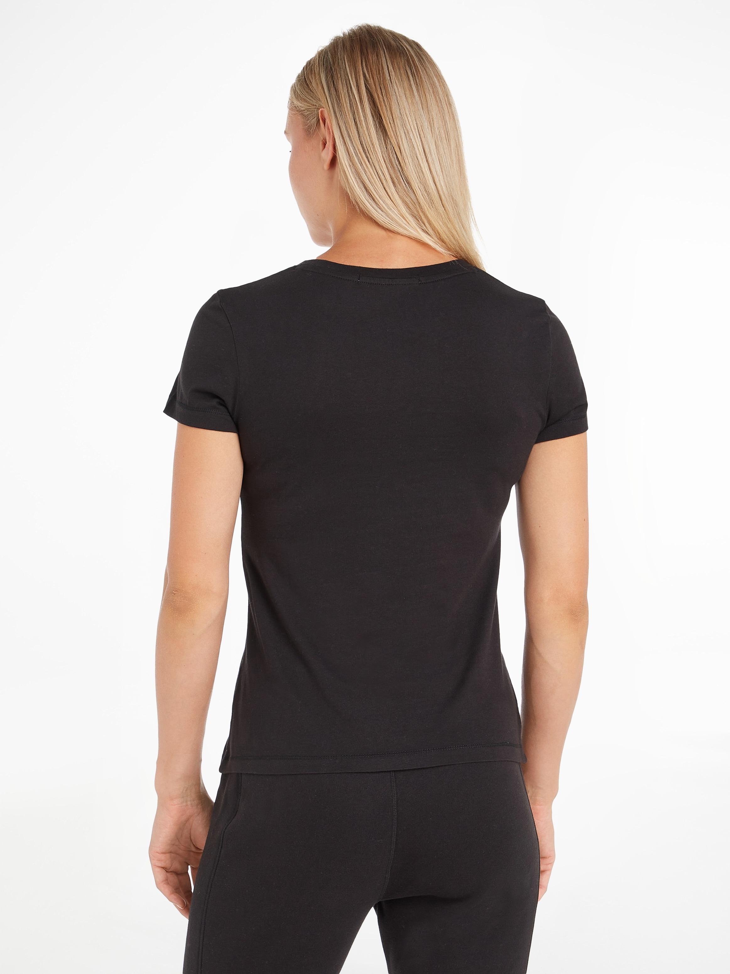 Calvin Klein Jeans T-Shirt »CK EMBROIDERY SLIM TEE«, mit gesticktem CK Logo auf der Brust