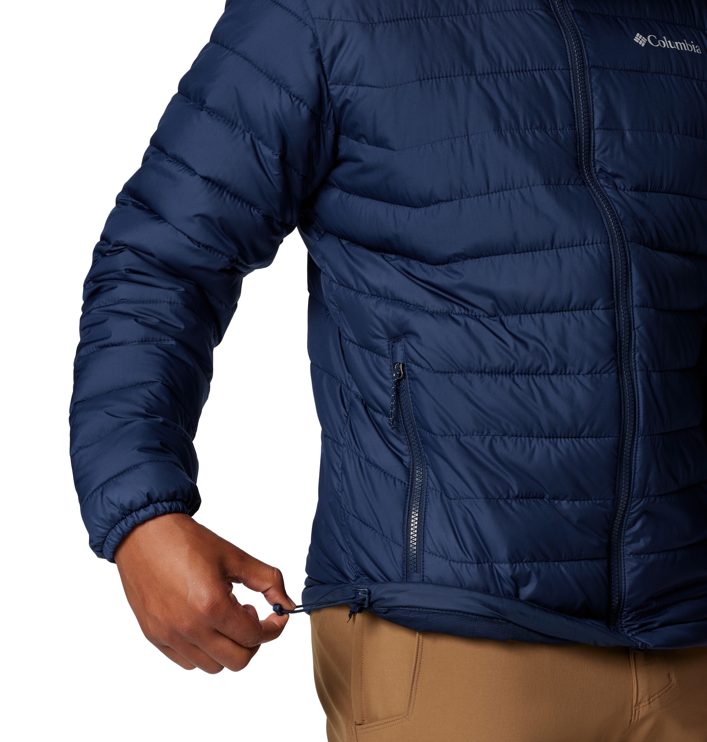 Columbia Steppjacke »POWDER LITE II JACKET«, (1 St.), mit Kapuze