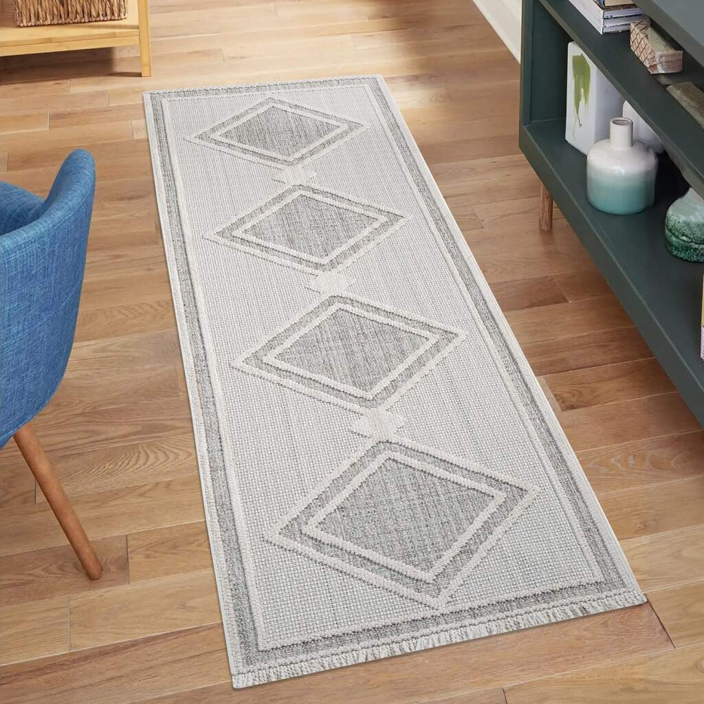 Carpet City Teppich »LINDO 8853«, rechteckig, 11 mm Höhe, Kurzflor, Hochtie günstig online kaufen