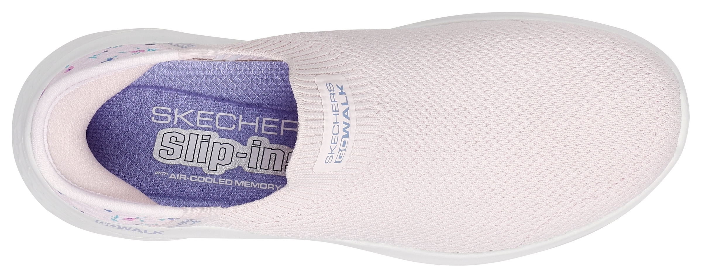 Skechers Slip-On Sneaker »GO WALK FLEX-SUNSET ROSE«, Freizeitschuh, Vegan mit Skechers Handsfree Slip-ins Funktion