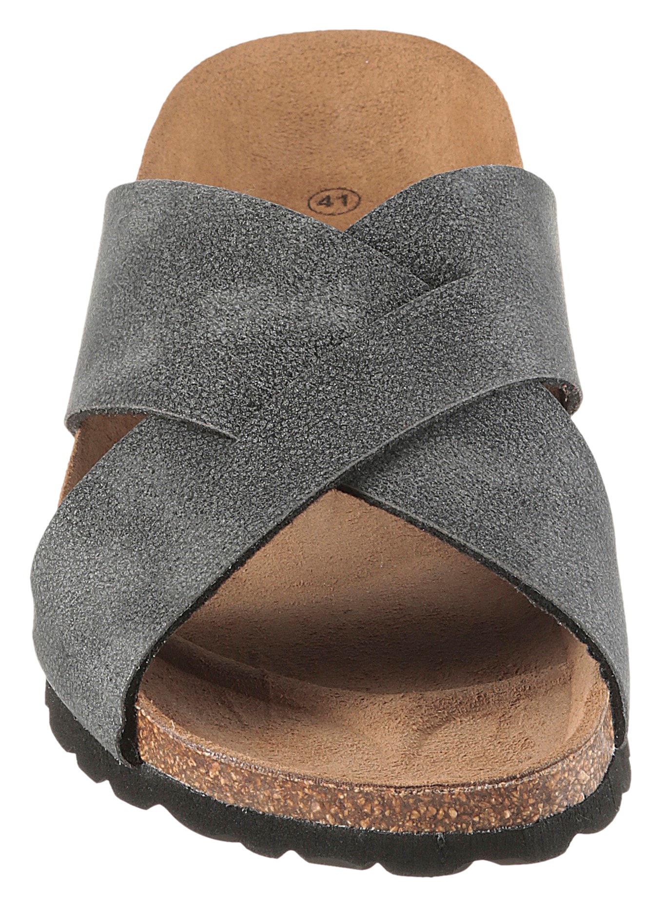 Man's World Pantolette  Sommerschuh, Strandschuh, Hausschuh mit Fußbett