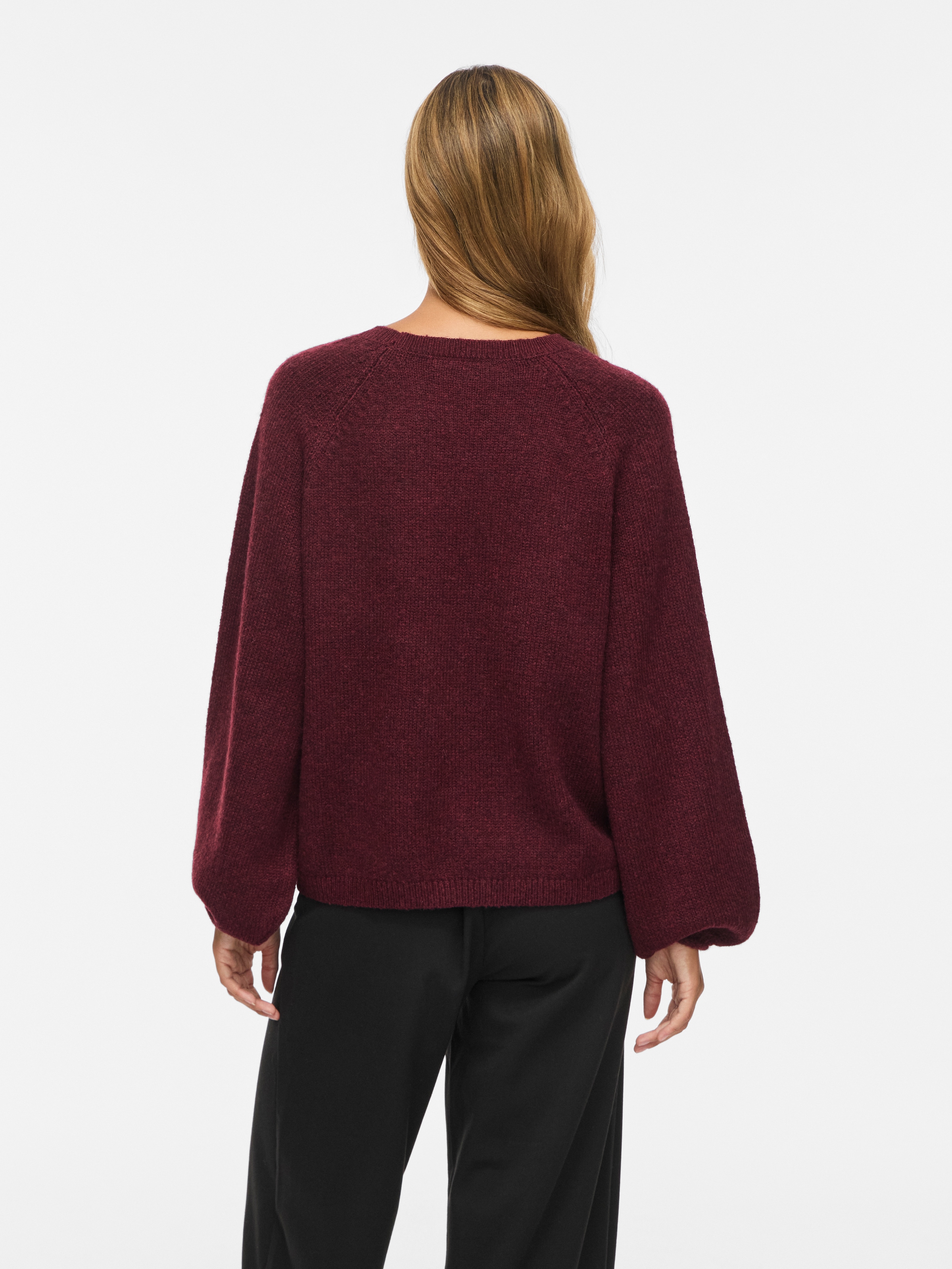 Vila Strickpullover »VISAPNA O-NECK L/S KNIT TOP/PB/1« mit Rundhalsausschnitt, aus Strick, Regular Fit