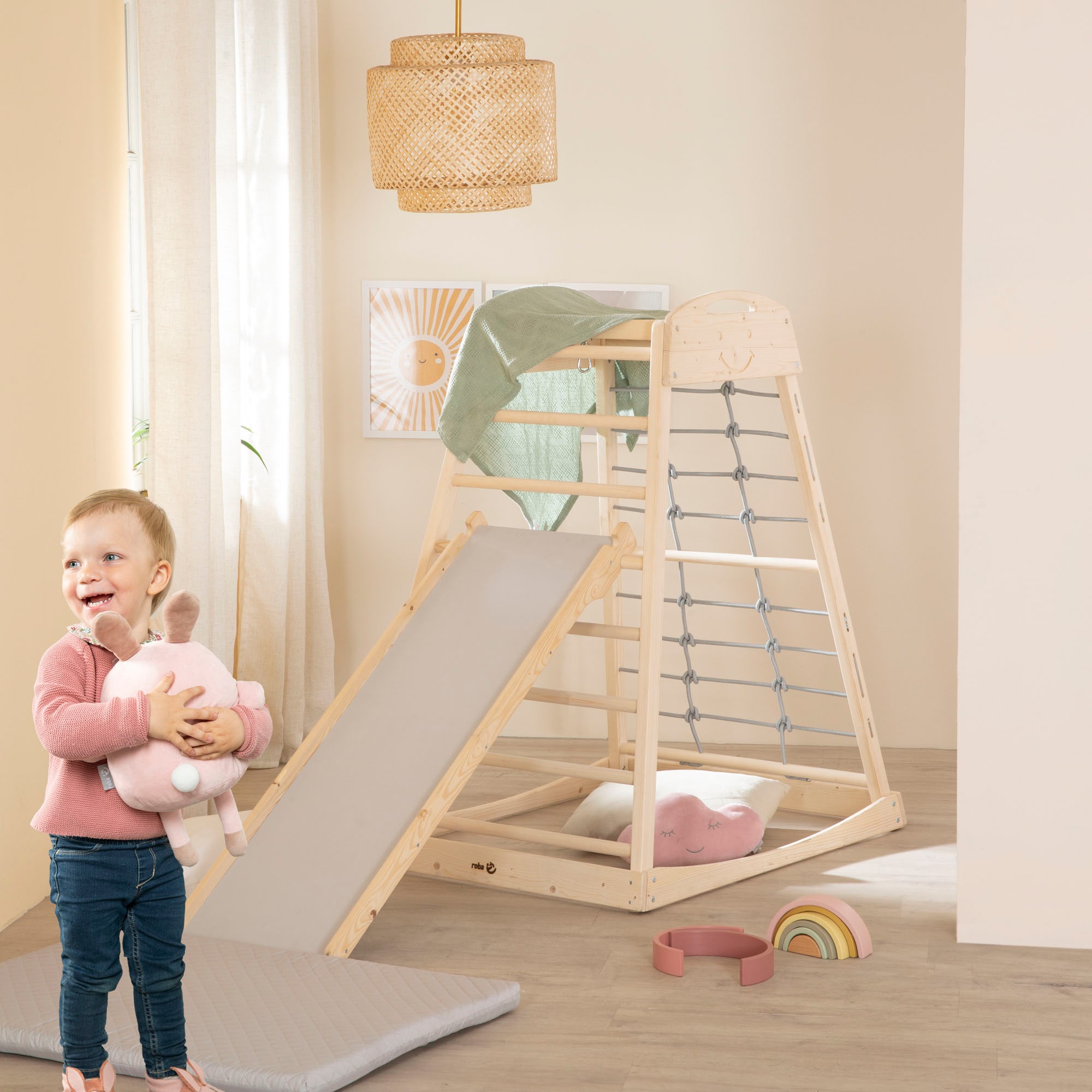 roba® Rutsche »Rutschbrett für roba Kletterdreieck«, für roba Kletterdreieck und Spielturm