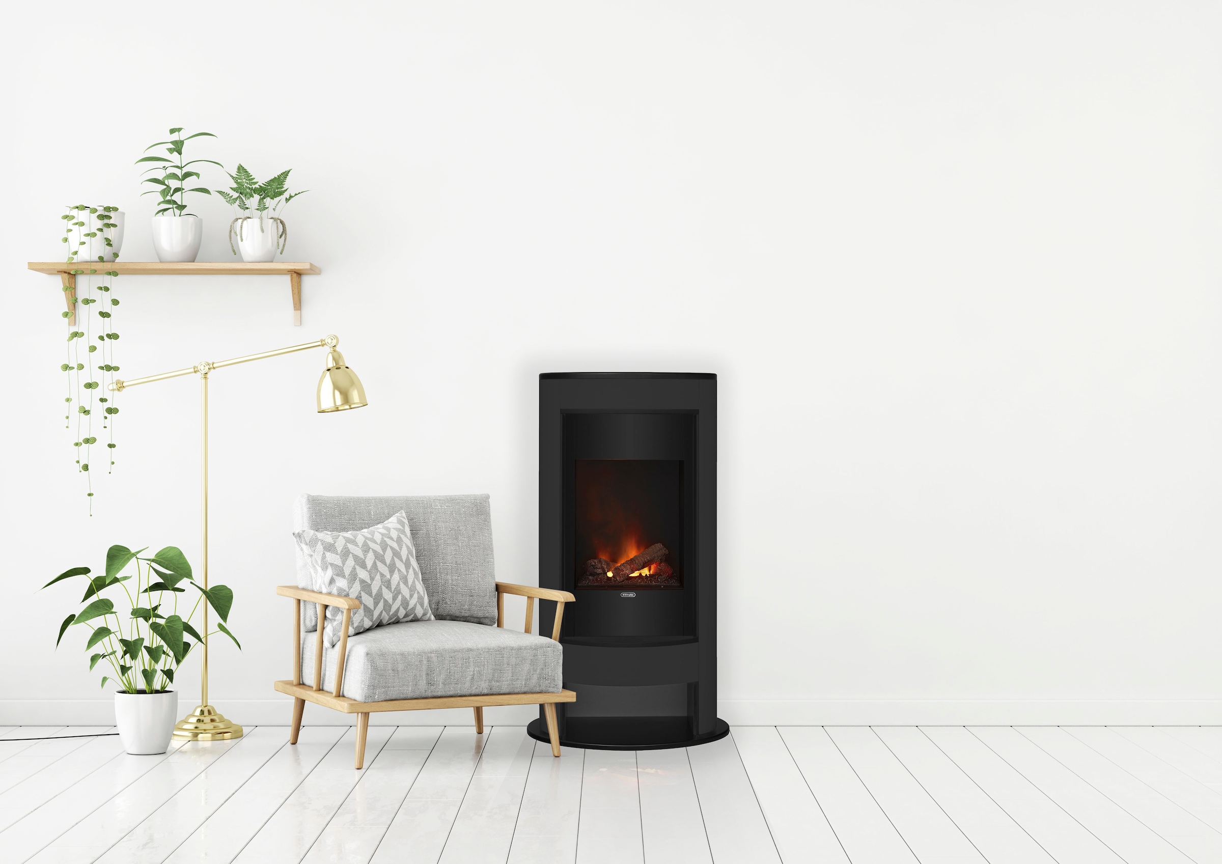 Dimplex Elektrokamin »Verdi black«, mit Heizfunktion, bis zu 2000 Watt