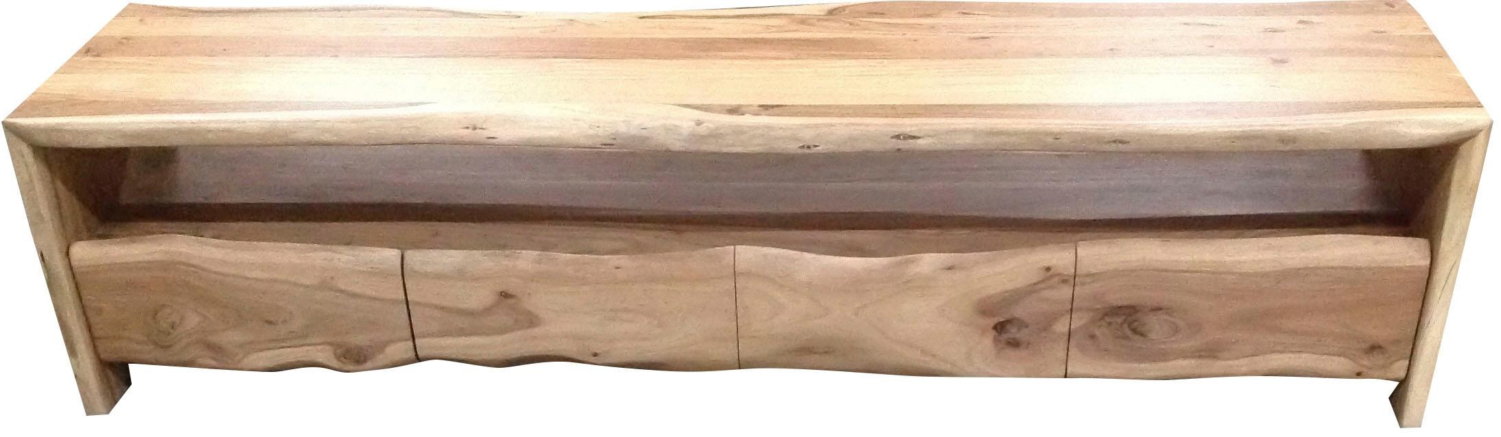 SIT Lowboard »Albero«, massive Akazie mit Baumkante, Breite 190 cm