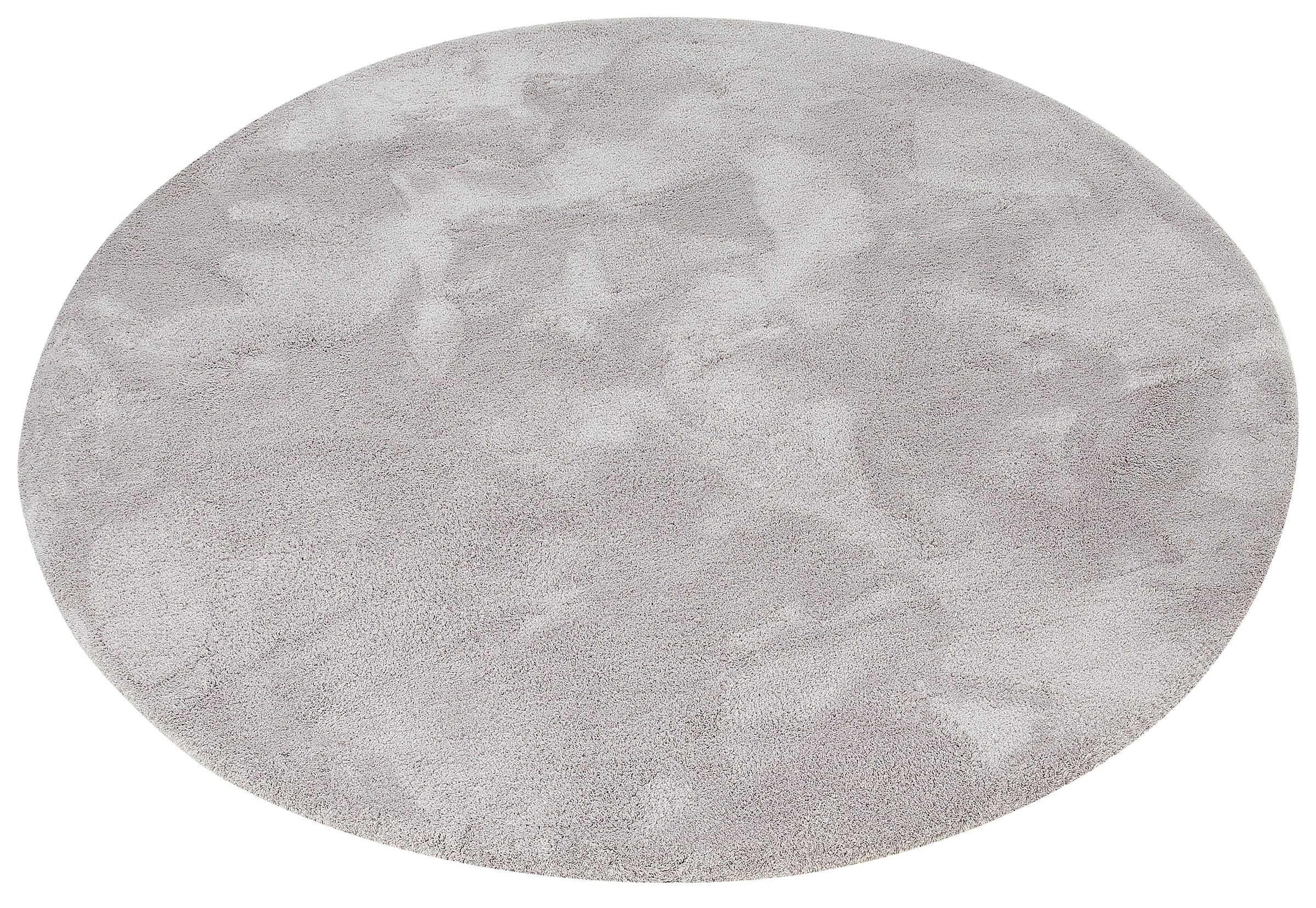 my home Hochflor-Teppich »Microfaser Teppich Magong, besonders weich, sehr feiner Flor«, rund, 25 mm Höhe, unifarben, weiche Teppiche, Wohnzimmer, Schlafzimmer, Kinderzimmer