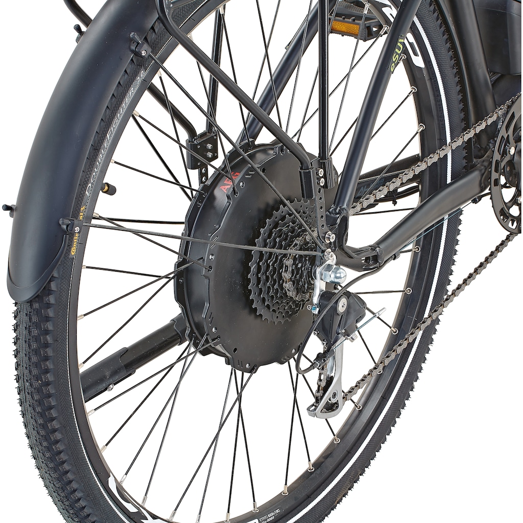 Prophete E-Bike »eSUV 22.EMS.10«, 9 Gang, Shimano, Alivio, Heckmotor 250 W