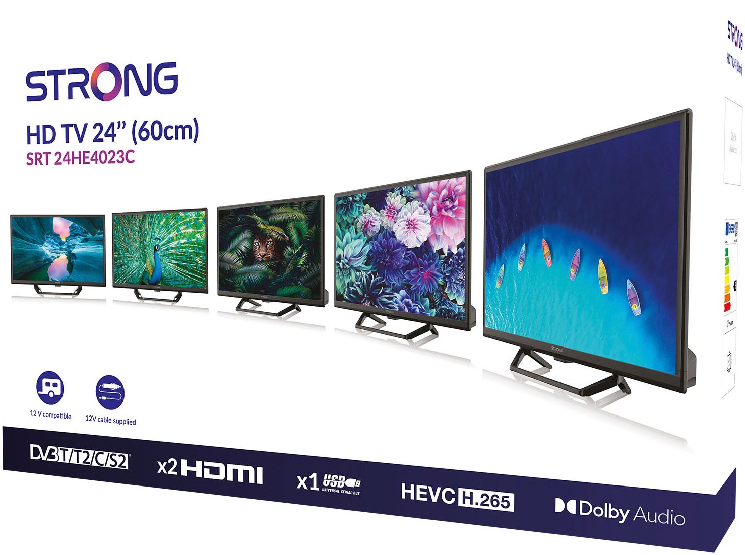 Strong LED-Fernseher »SRT 24HE4023C«, HD ready, Video-Streaming: Netflix, Youtube, Amazon Prime Video, Disney+