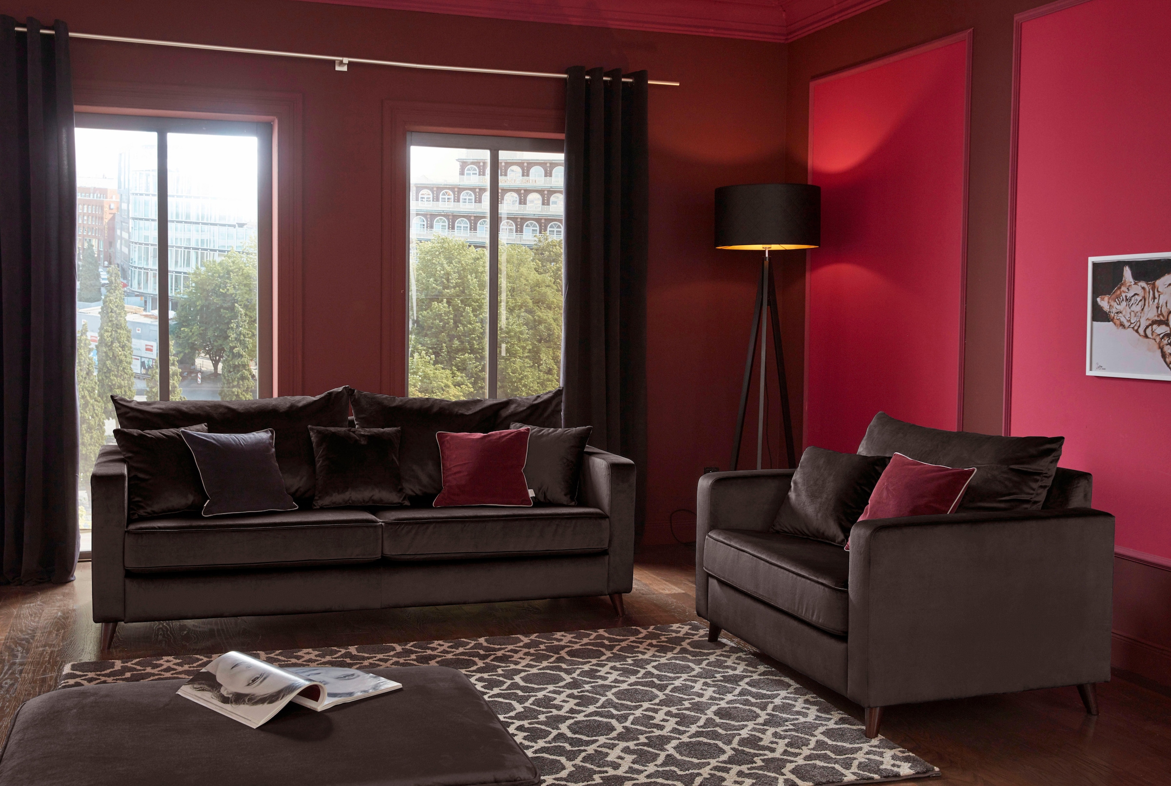Guido Maria Kretschmer Home&Living 3-Sitzer »Renesse«, lose Kissen, Keder an Sitzkissen