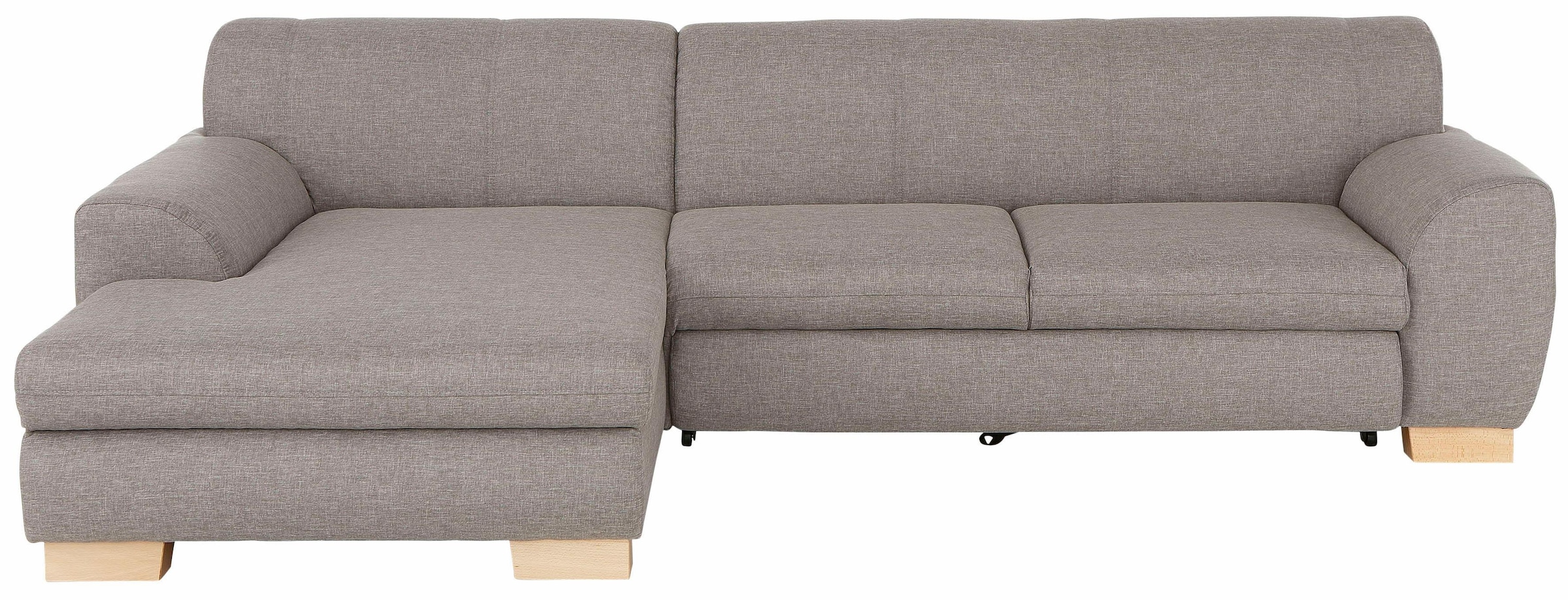 Home affaire Ecksofa »Nika L-Form« Polsterecke, Struktur fein oder Melrose/ günstig online kaufen