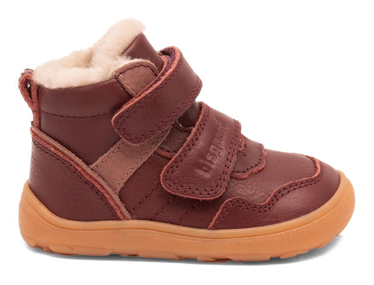 Bisgaard Barfußschuh »barefoot becky lamb«, Winterboots mit Lammfell, Größenschablone zum Download