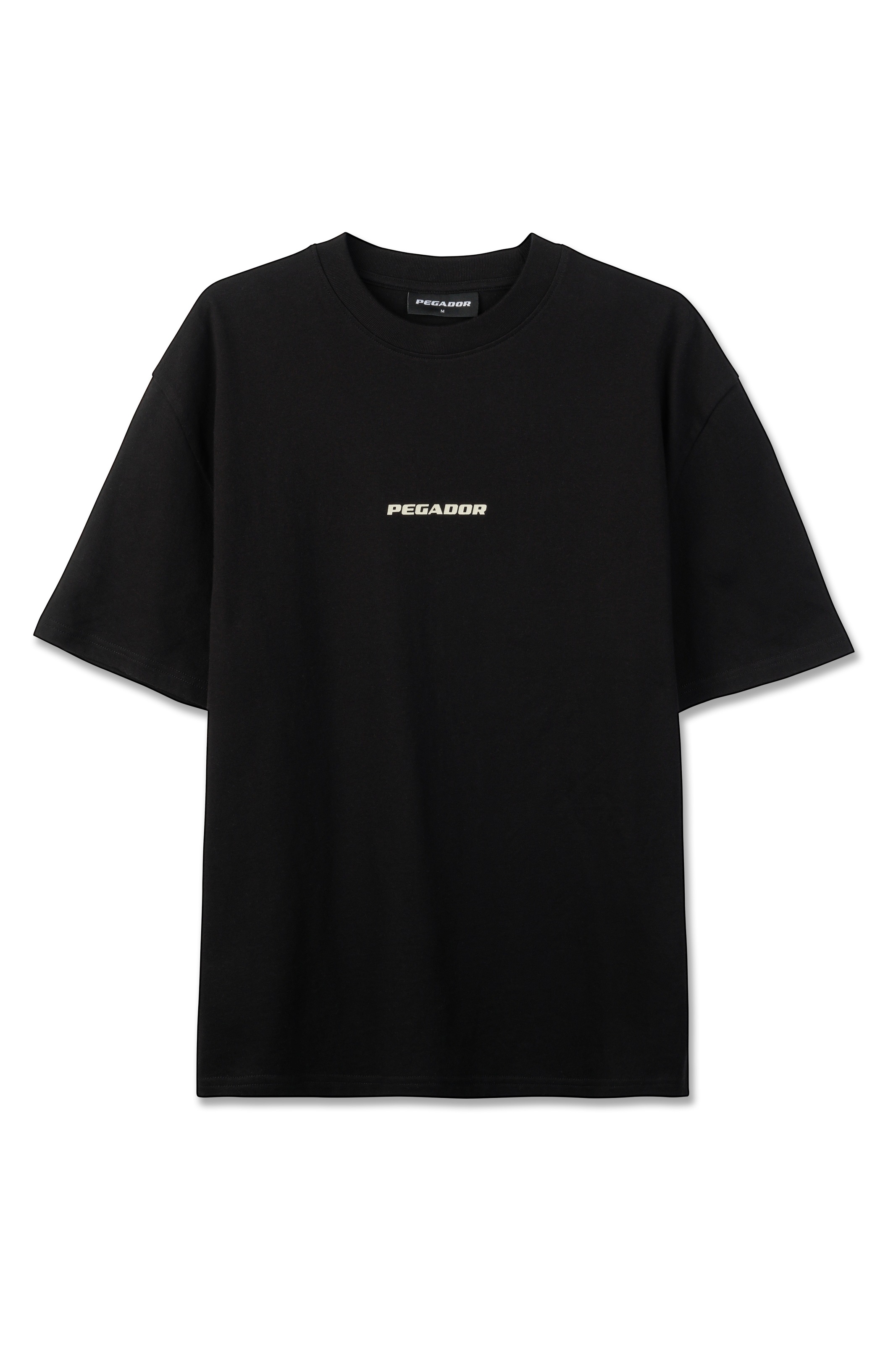 PEGADOR Rundhalsshirt »COLNE LOGO OVERSIZED TEE« Baumwolle, oversize