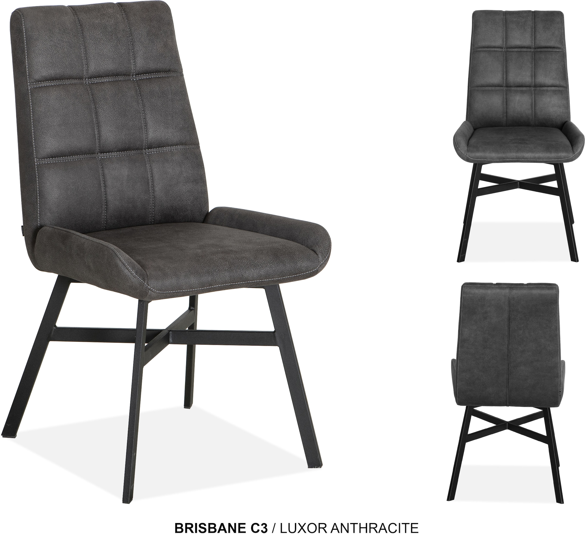 OMG Design Esszimmerstuhl »Brisbane« (Set) 1 Stk.Esszimmerstuhl, pflegeleichter Bezug