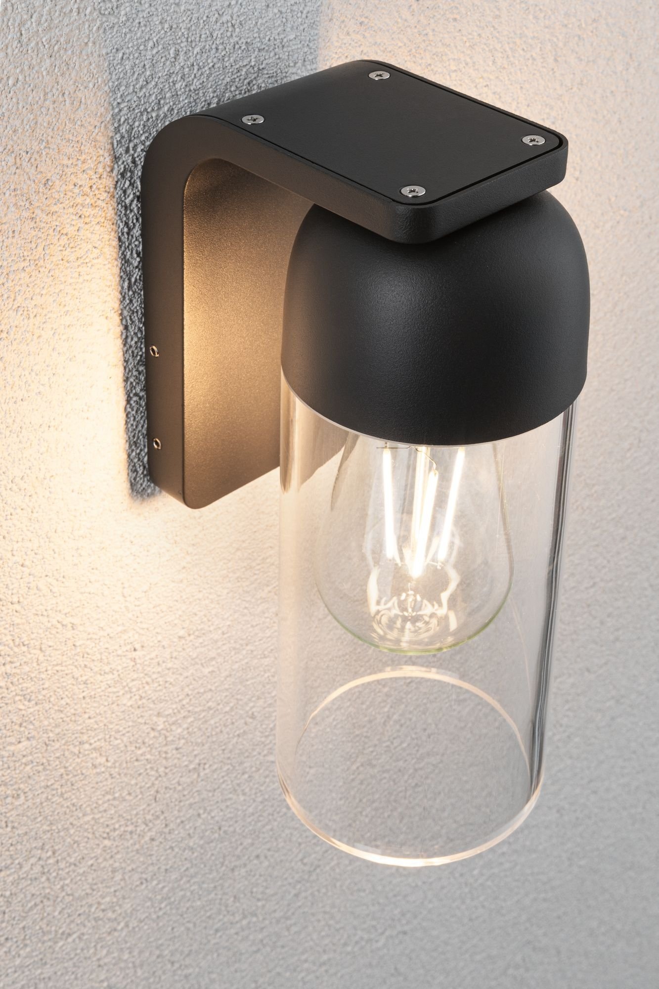 Paulmann Außen-Wandleuchte »Lantea IP44 91x144mm max. 15W 230V Anthrazit Aluminium«, 1 flammig, Leuchtmittel E27 | ohne Leuchtmittel