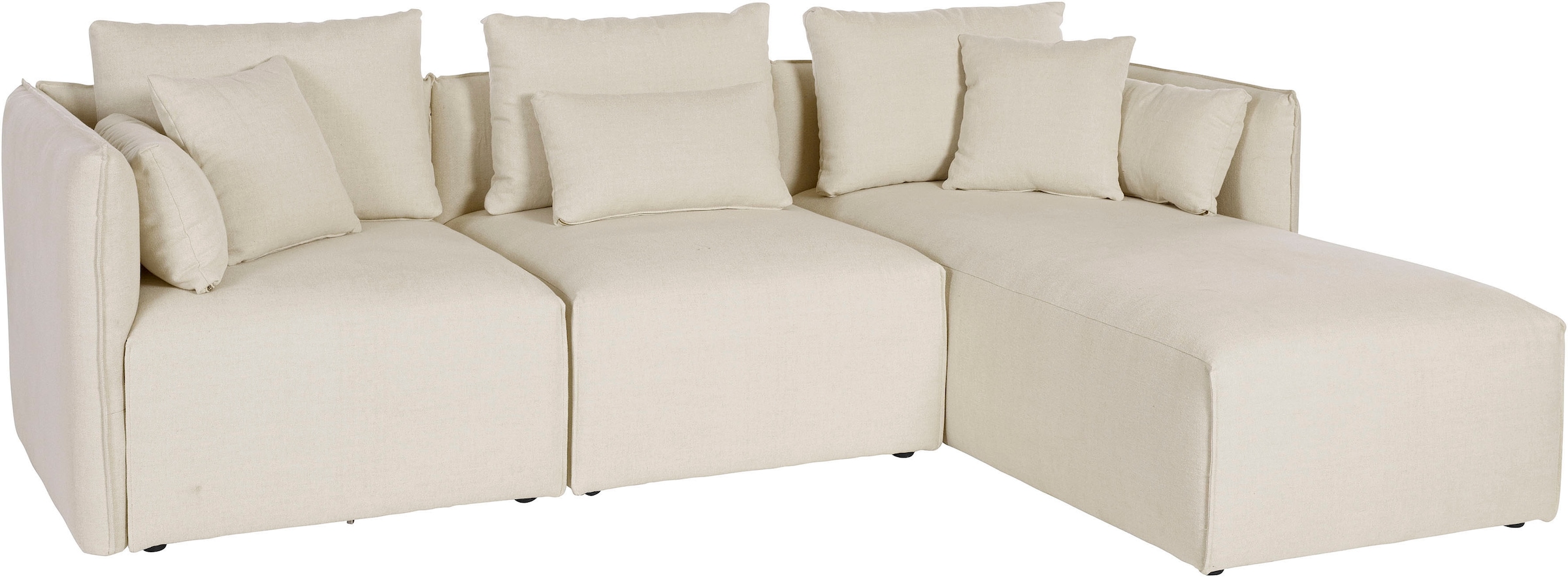 andas Ecksofa »Nöre«, (3 Teile), zusammengesetzt aus Modulen, in vielen Bezugsqualitäten und Farben