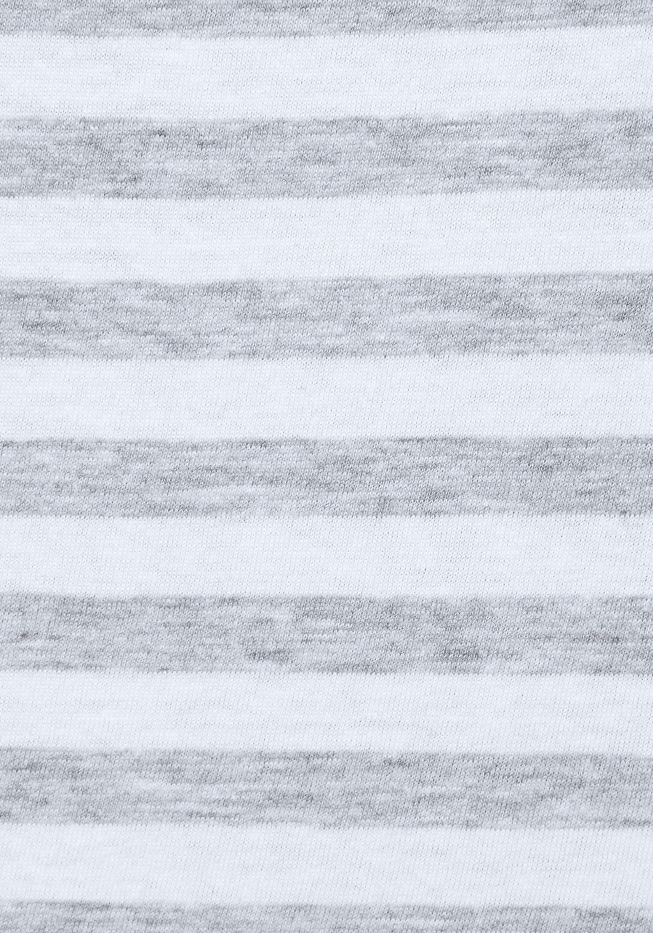 AJC T-Shirt Kurzarm,  taillierter Schnitt,  gestreift,  Rundhalsausschnitt