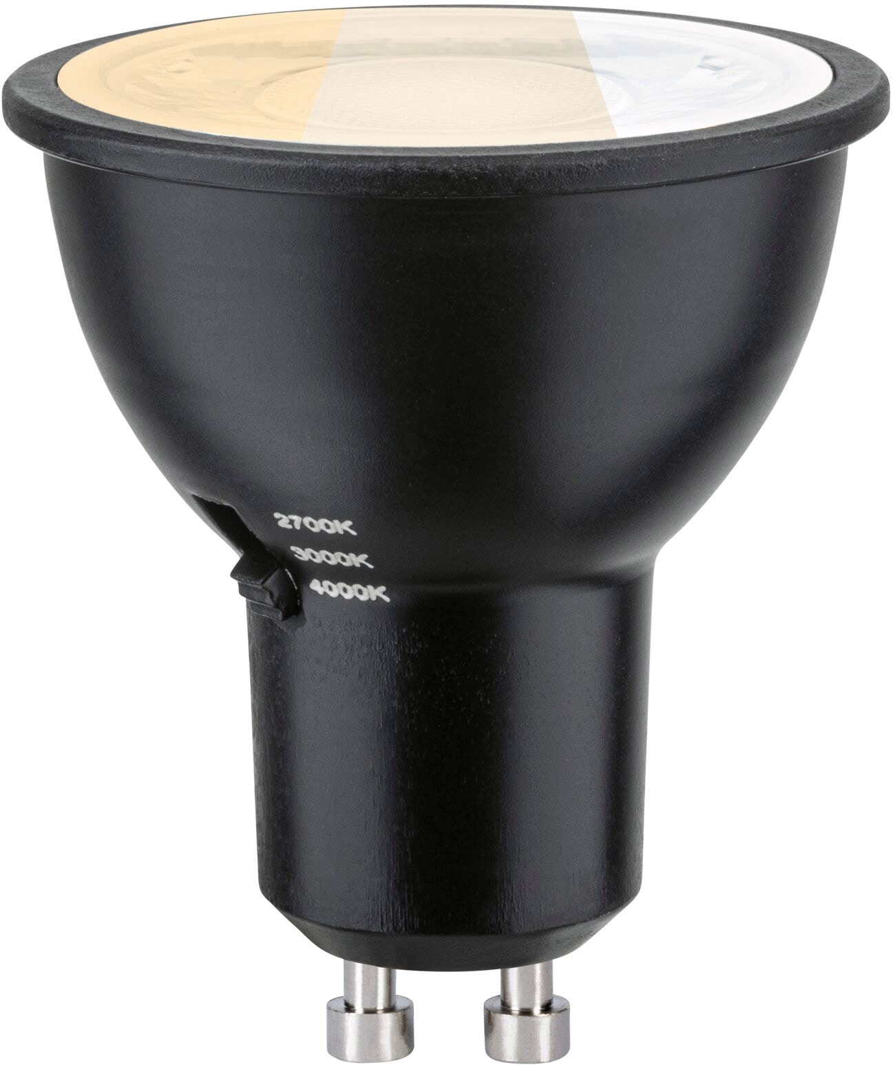 Paulmann LED-Leuchtmittel »650lm 3CCT DipSwitch 50° dim 6,9W 230V« GU10 1 Stk. Farbwechsler White Select