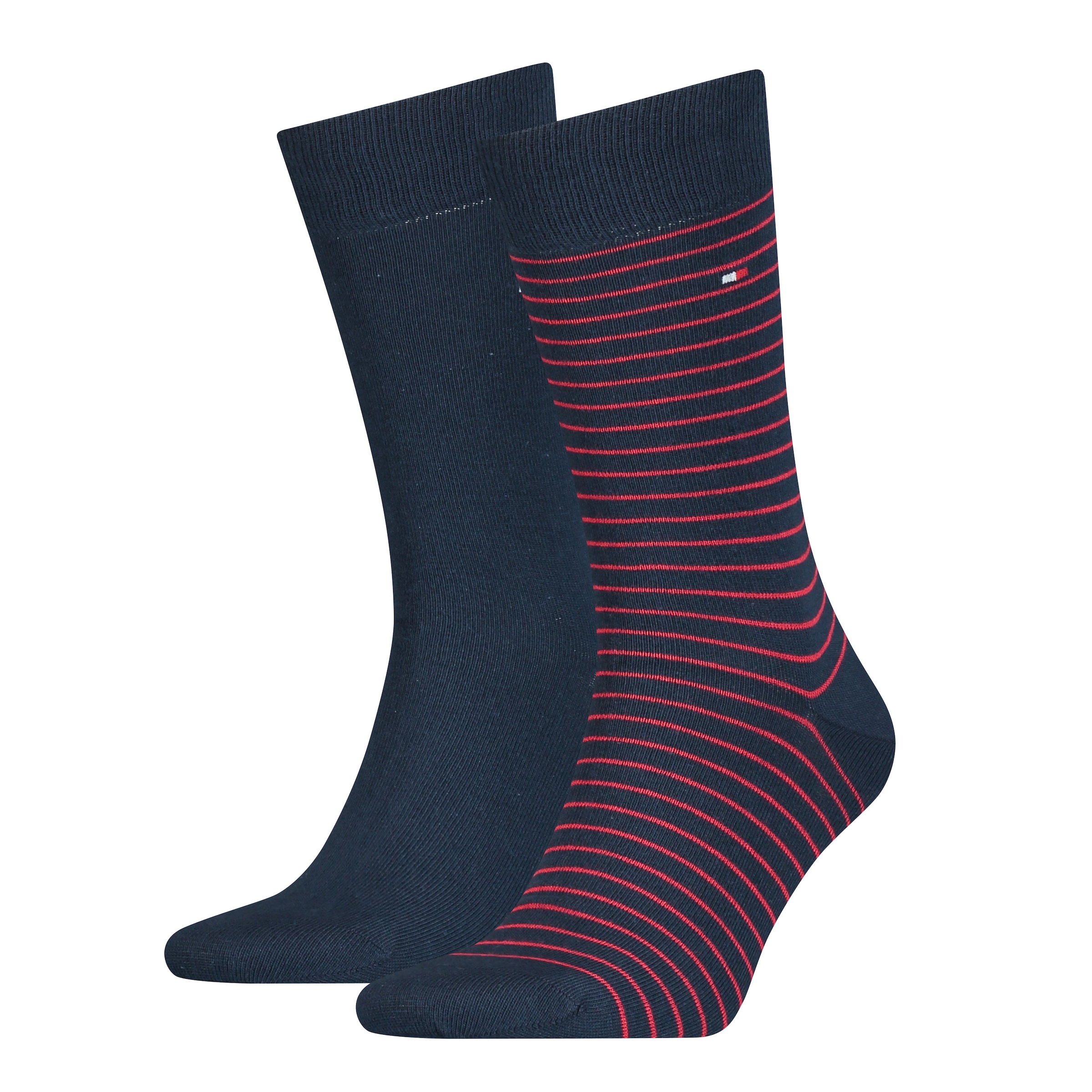 Tommy Hilfiger Socken »TH MEN SMALL STRIPE SOCK 2P« 2 Paar, 2 Paar tlg. Tommy Hilfiger-Branding