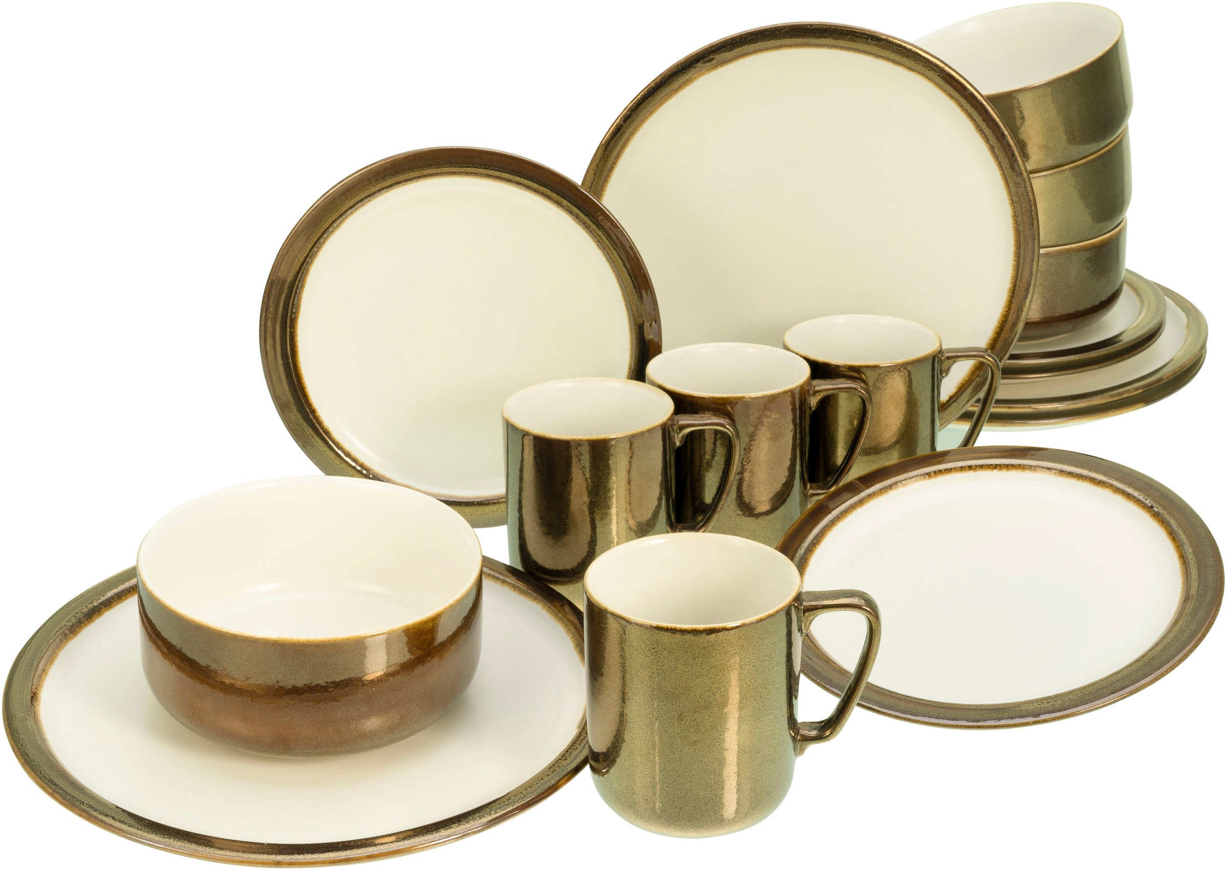 CreaTable Kombiservice »Modern Industrial«, (Set, 16 tlg., Kaffeeservice und... kaufen