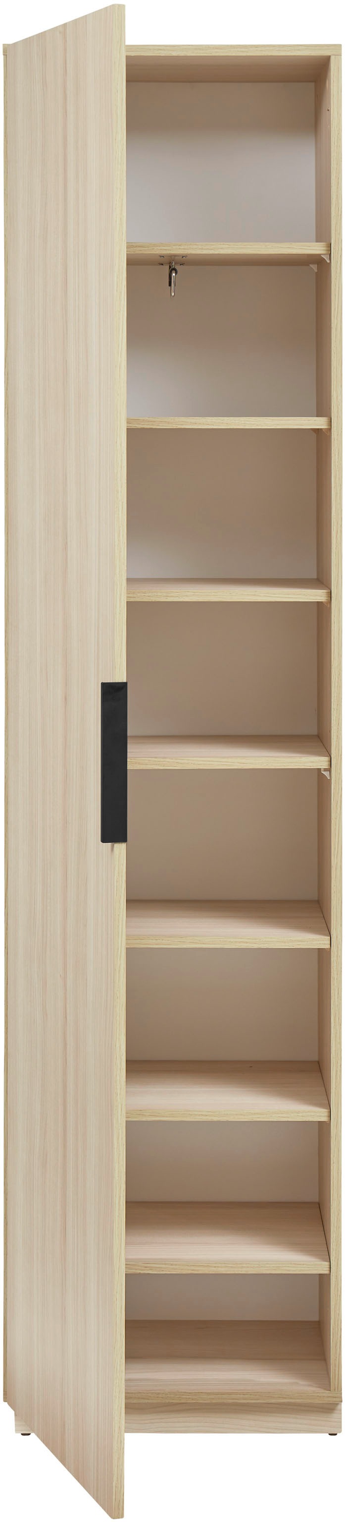 HBZ Garderobenschrank »Jimmy, Melaminbeschichtung, Griffleiste« 1 Stk. tlg. Breite 50cm, Griffleiste, Melaminbeschichtung