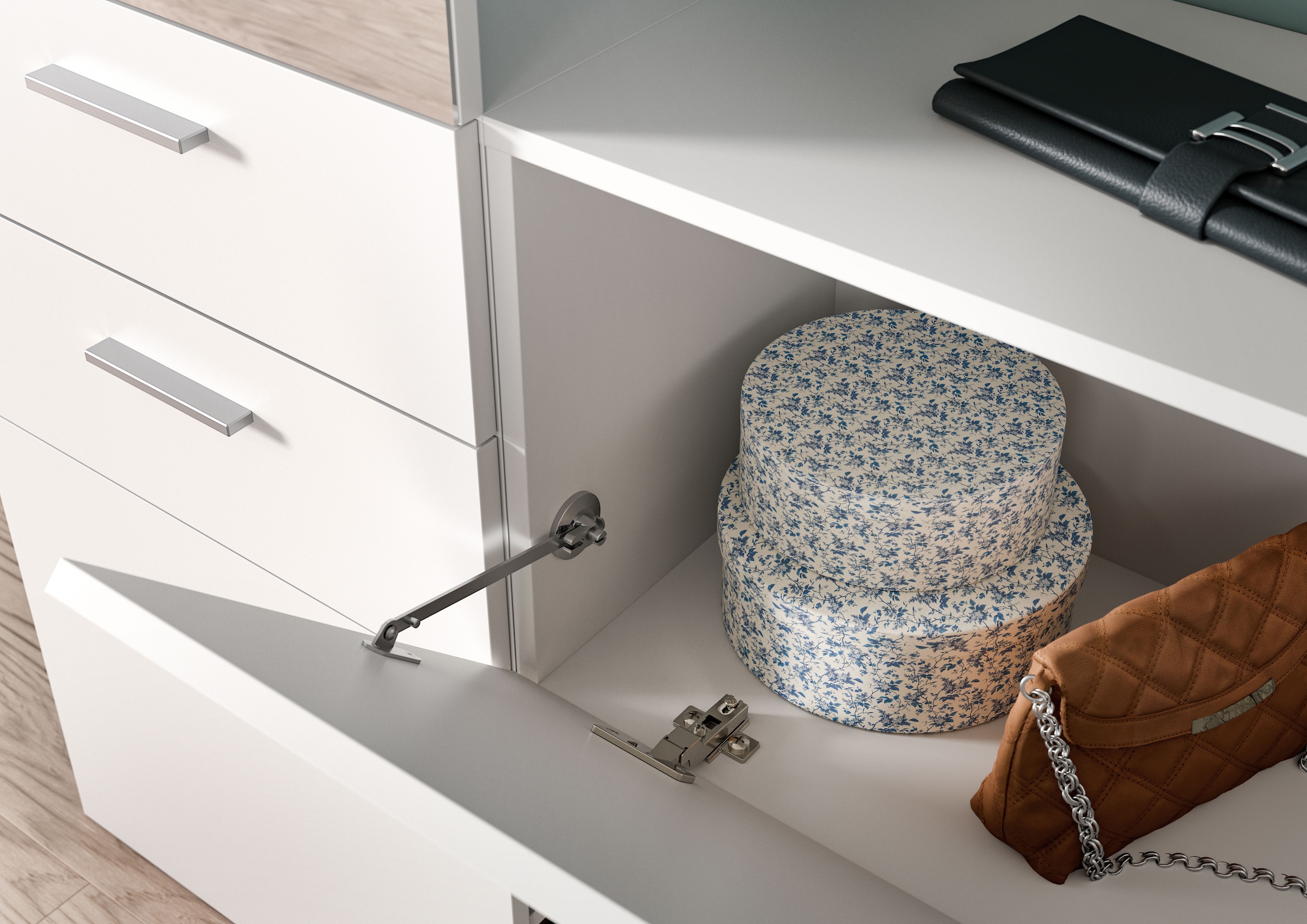INOSIGN Hängeschrank, (1 St.), Lumo, Garderobenschrank Breite 52 cm, 1 Klappe, 1 Fach, Flur, Diele