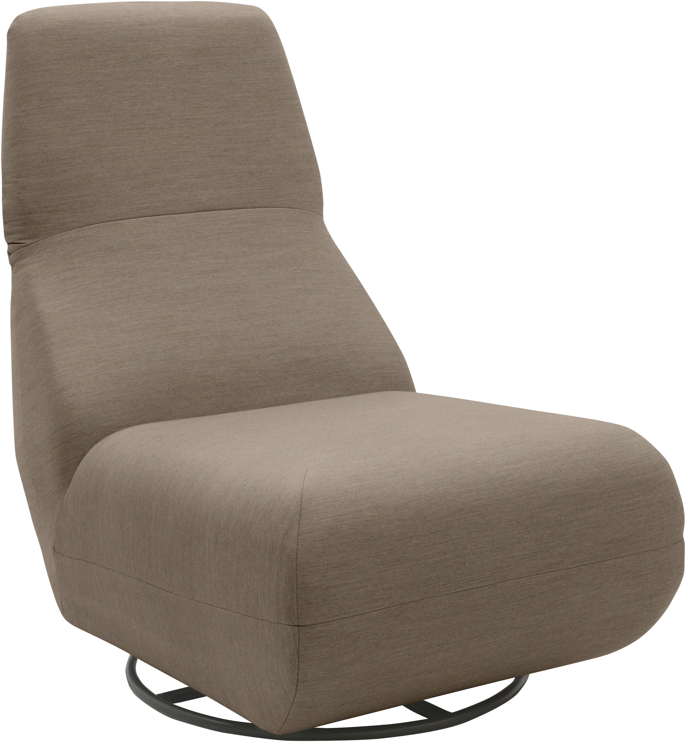 DOMO collection Sessel »Sonner, wahlweise mit Swivelfunktion«, Um 360 Grad drehbar, Rücken aufstellbar, Drehsessel