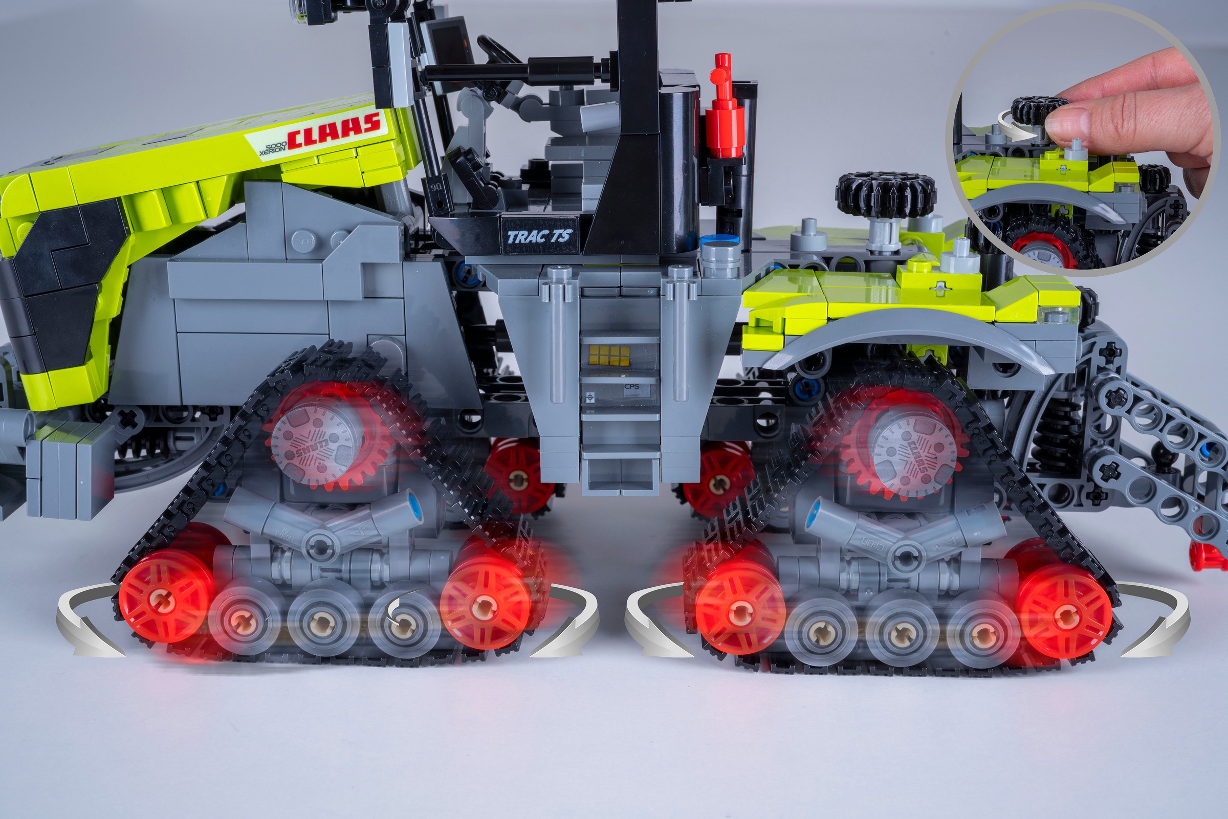 Jamara Konstruktions-Spielset »CaDA, Bricks, Claas Xerion 5000 Trac TS (402856)«, (1336 St.)
