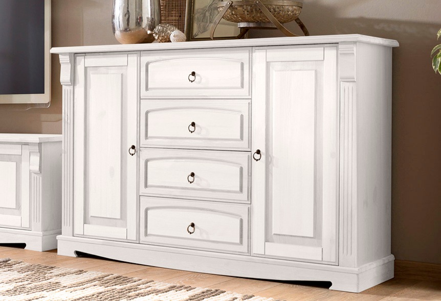 Home affaire Sideboard »Anna«, (Gesamtmaße (B/T/H): ca. 140/44/88 cm), Komm günstig online kaufen