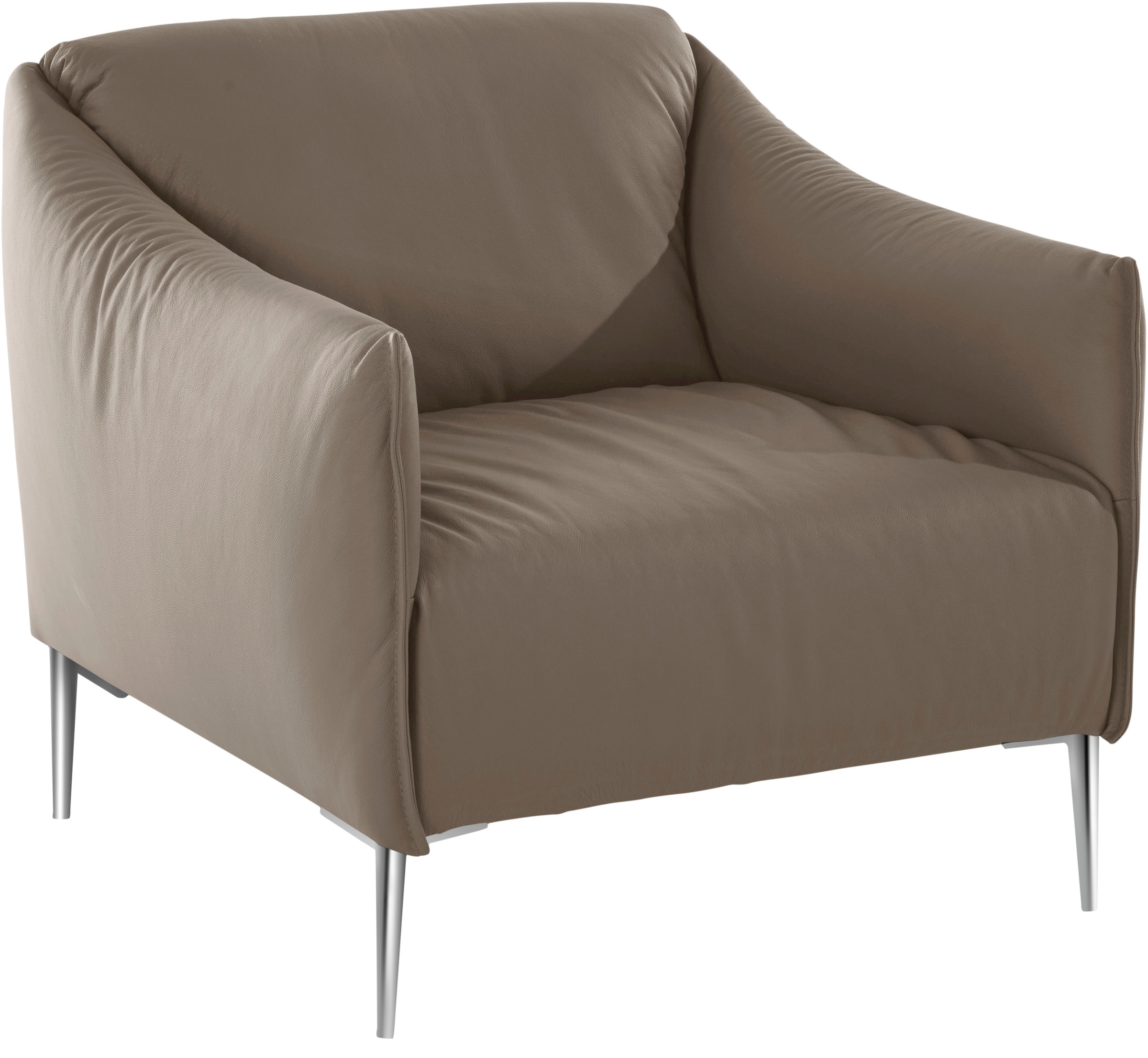 W.SCHILLIG Cocktailsessel »sally«, mit Metallfüßen in Chrom glänzend