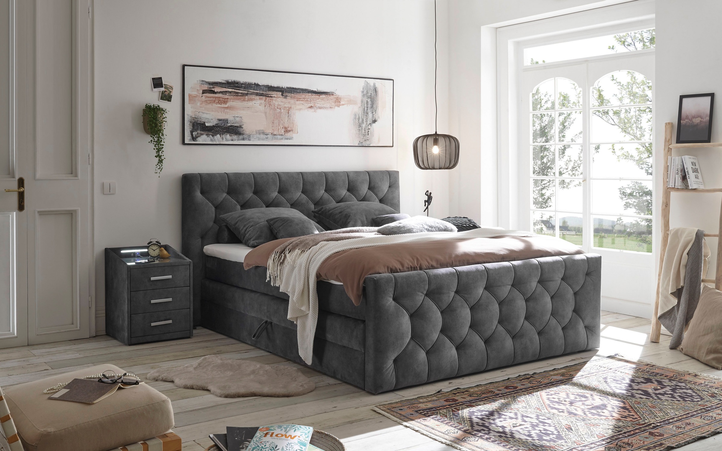 ED EXCITING DESIGN Boxspringbett »"Cashfield", OTTOs Choice! Topseller inkl günstig online kaufen