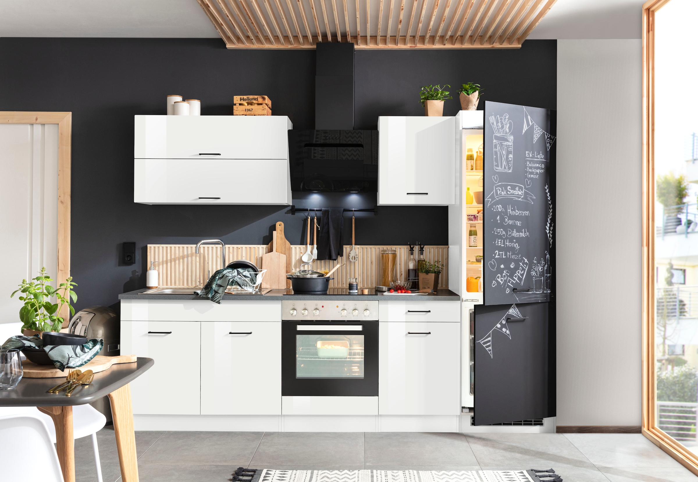 HELD MÖBEL Küchenzeile »Trier«, mit E-Geräten, Breite 270 cm auf Raten  bestellen