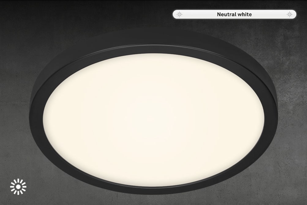Briloner Leuchten LED Deckenleuchte »FIRE BLACK« günstig online kaufen