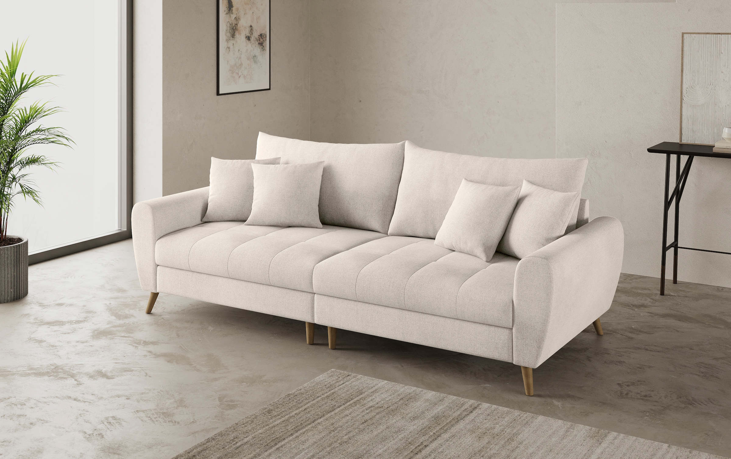 Mr. Couch Big-Sofa »Blackburn II«, Mit Kaltschaumpolsterung bis 140 kg belastbar