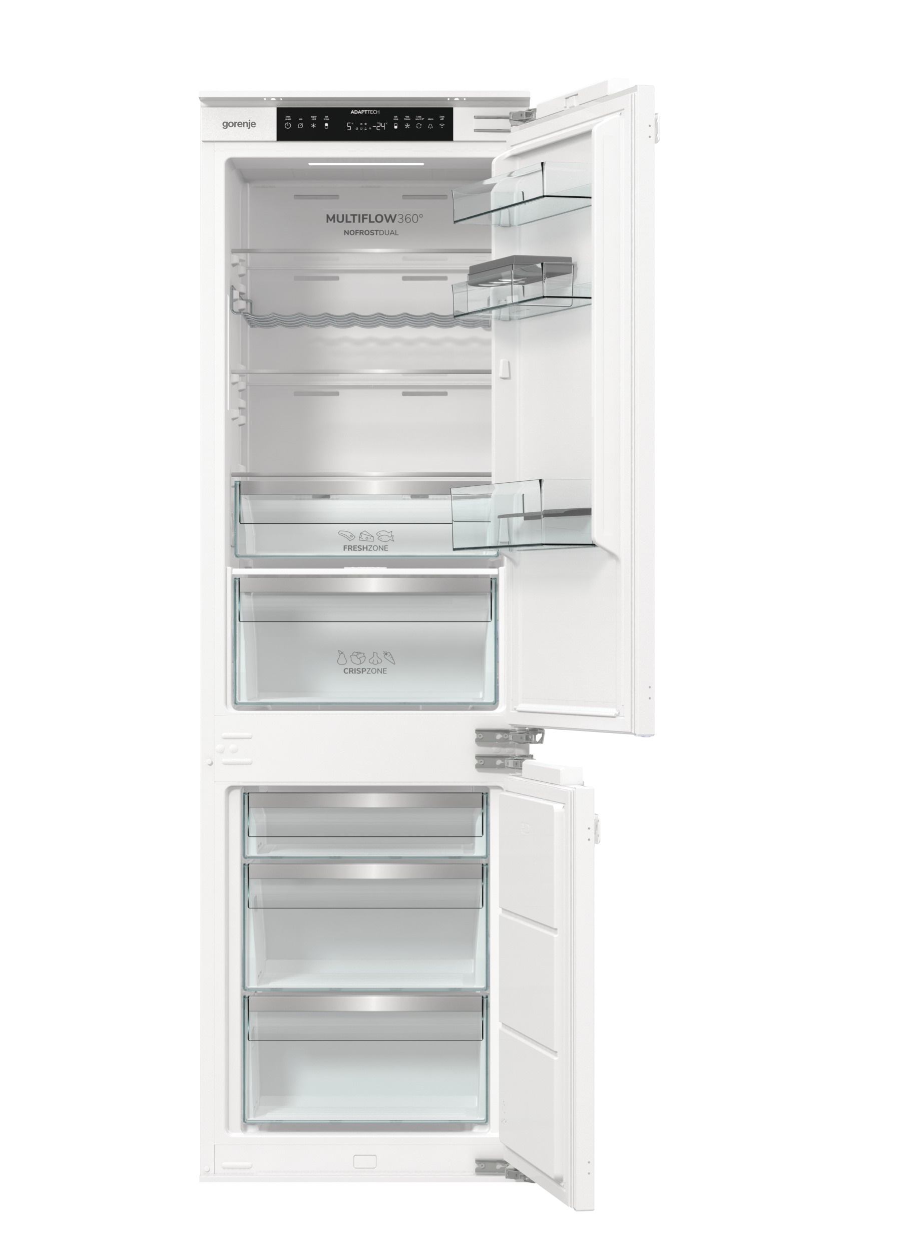 GORENJE Einbaukühlgefrierkombination »NRKI517C62WF«