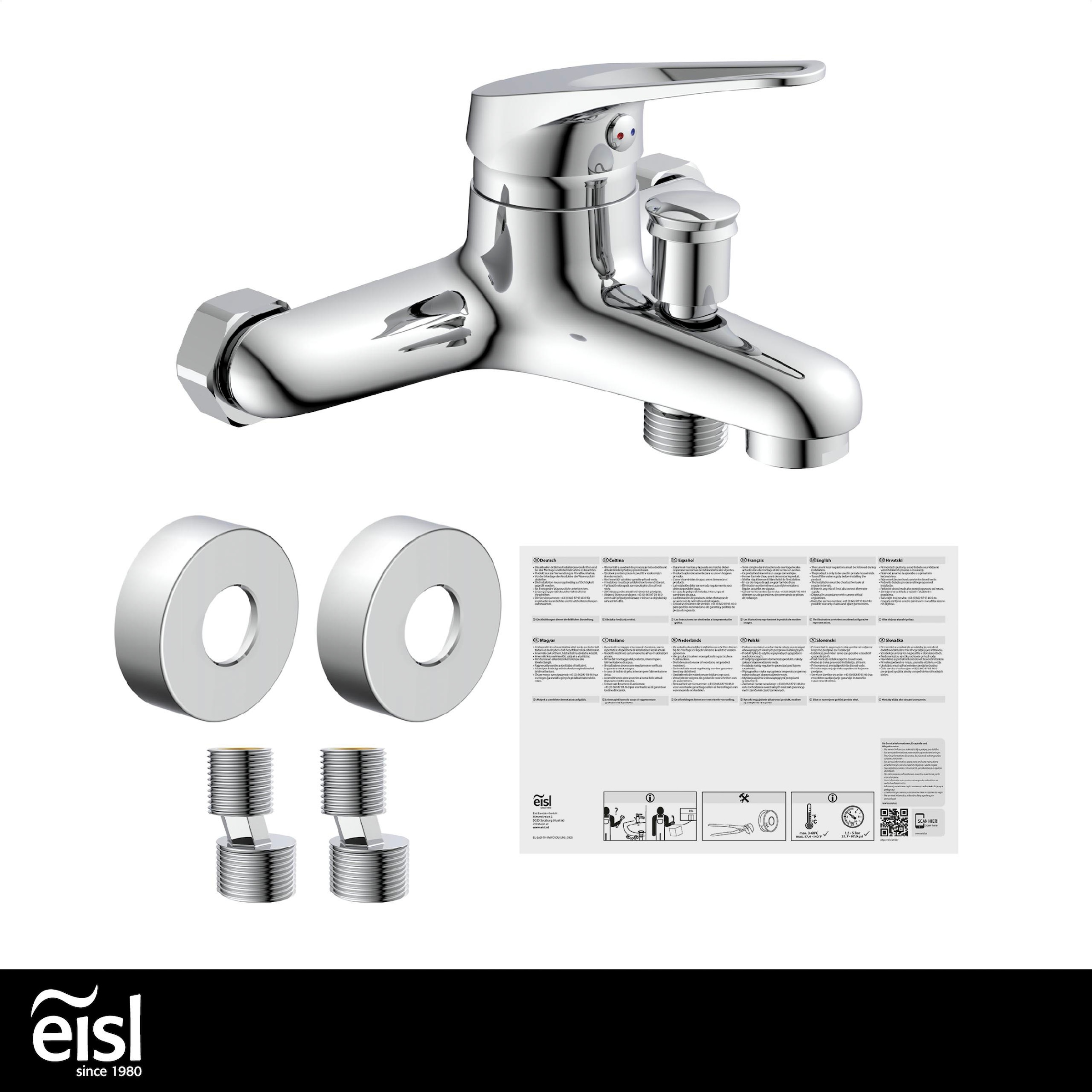 Eisl Wannenmischeinheit »SPEED« perfektes Strahlbild, auswechselbare 35mm Keramik-Kartusche