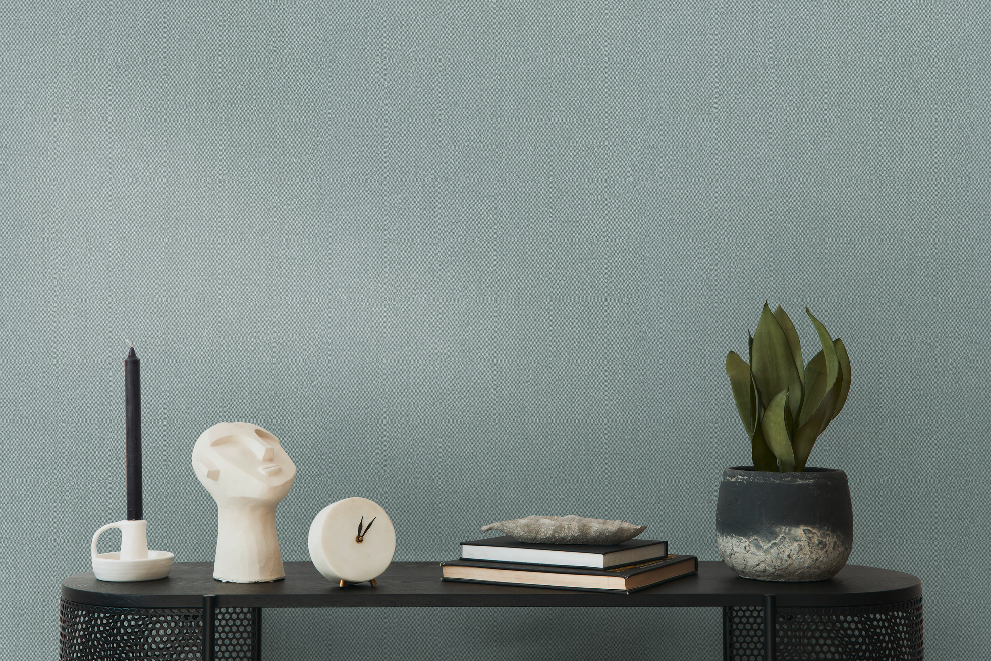 A.S. Création Vliestapete »Pure Elegance einfarbige Tapete Unitapete mit Struktur Landhaus« matt strukturiert Vliestapete Uni für Schlafzimmer Küche Wohnzimmer Einfarbig Design