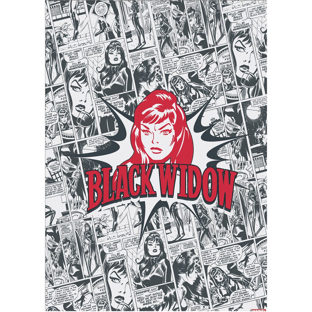 MARVEL Leinwandbild »Black Widow«, (1 St.)